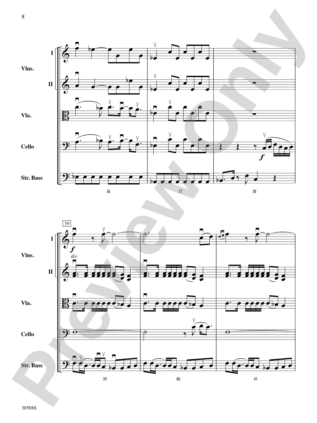 Soul Man: String Orchestra Conductor Score & Parts