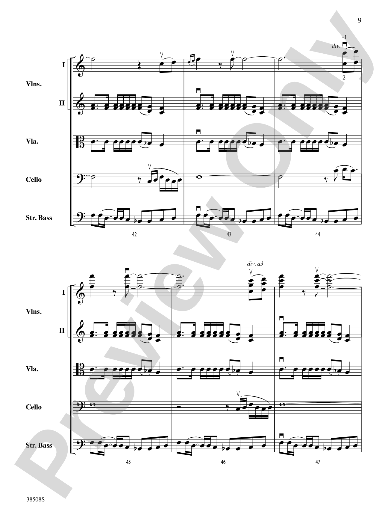Soul Man: String Orchestra Conductor Score & Parts