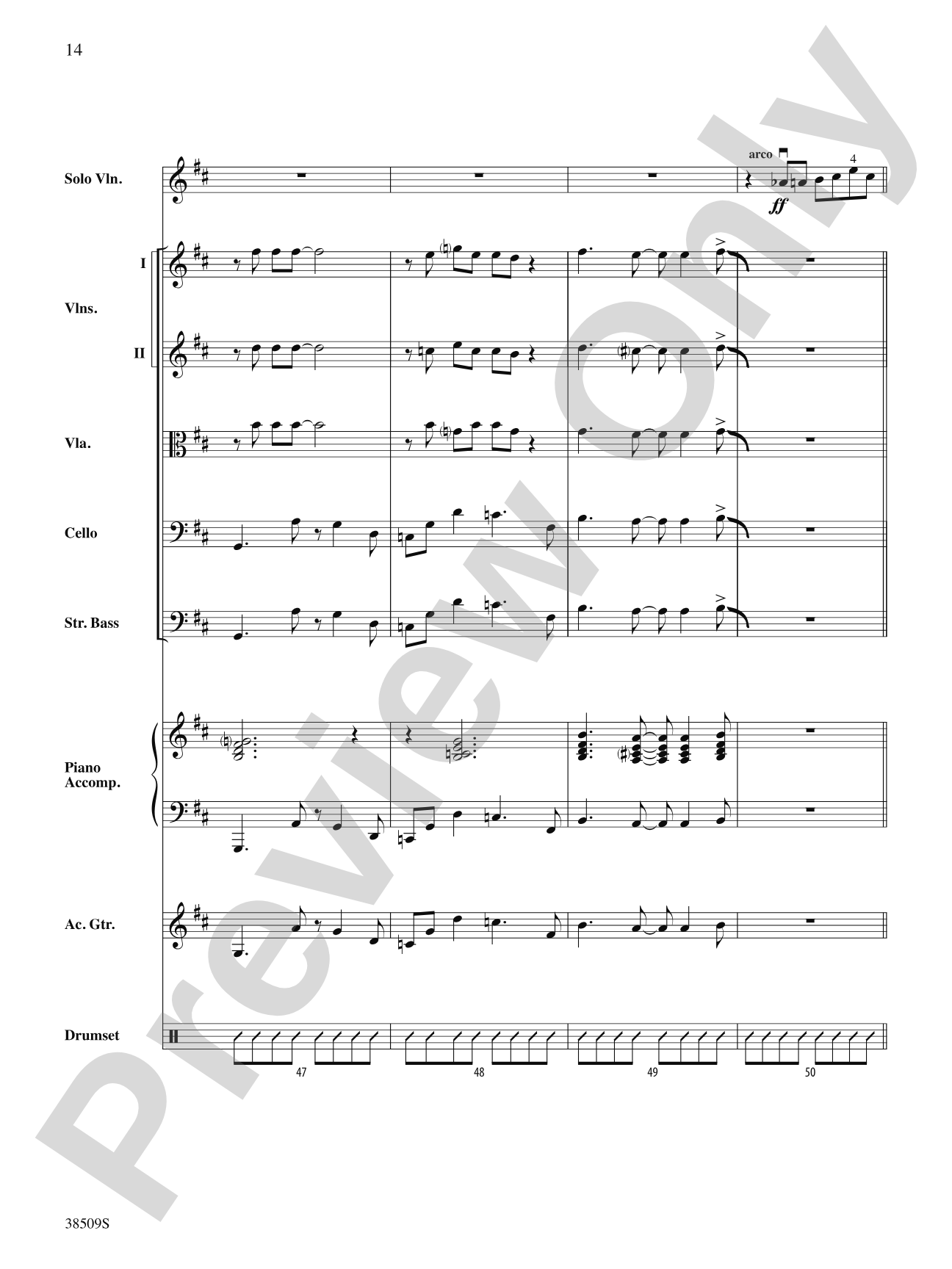 Recorda Me: String Orchestra Conductor Score & Parts