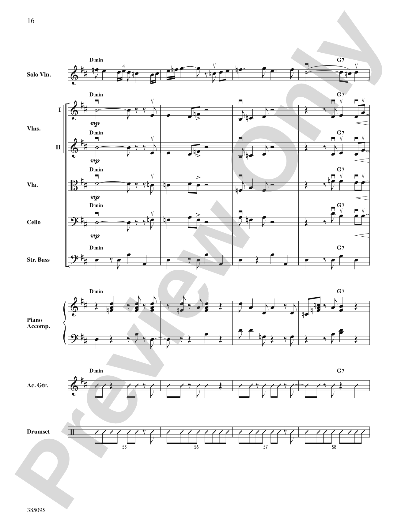 Recorda Me: String Orchestra Conductor Score & Parts