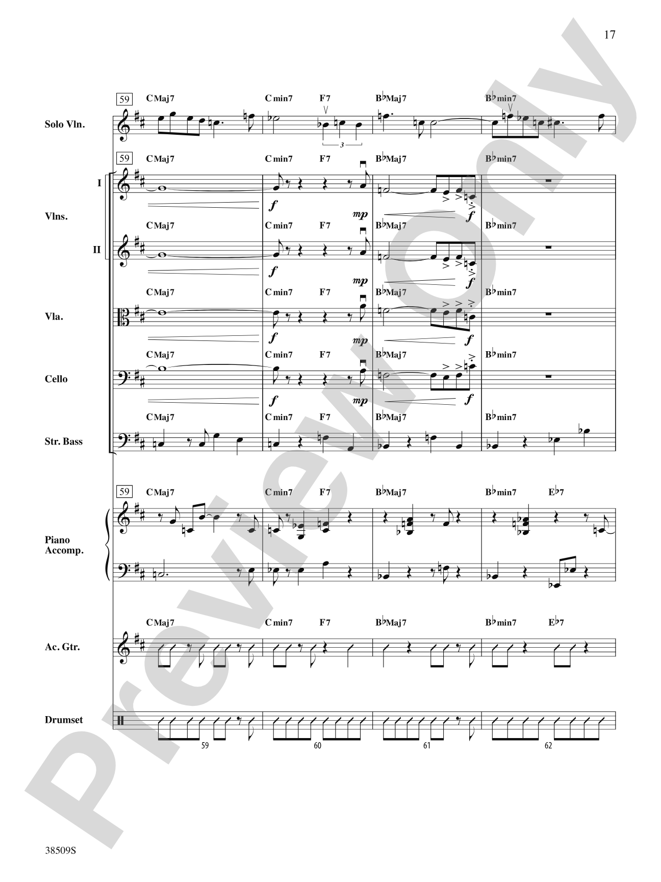 Recorda Me: String Orchestra Conductor Score & Parts