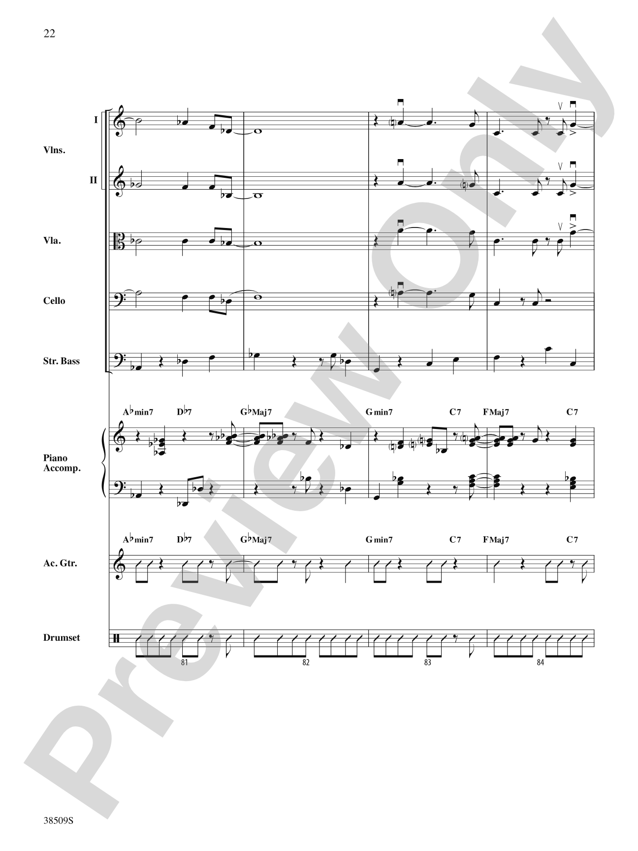 Recorda Me: String Orchestra Conductor Score & Parts
