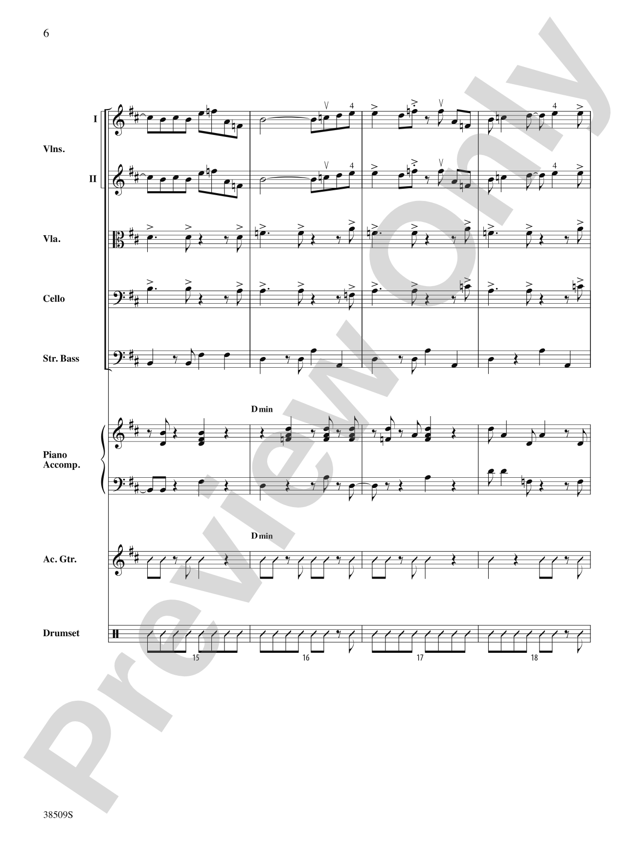 Recorda Me: String Orchestra Conductor Score & Parts