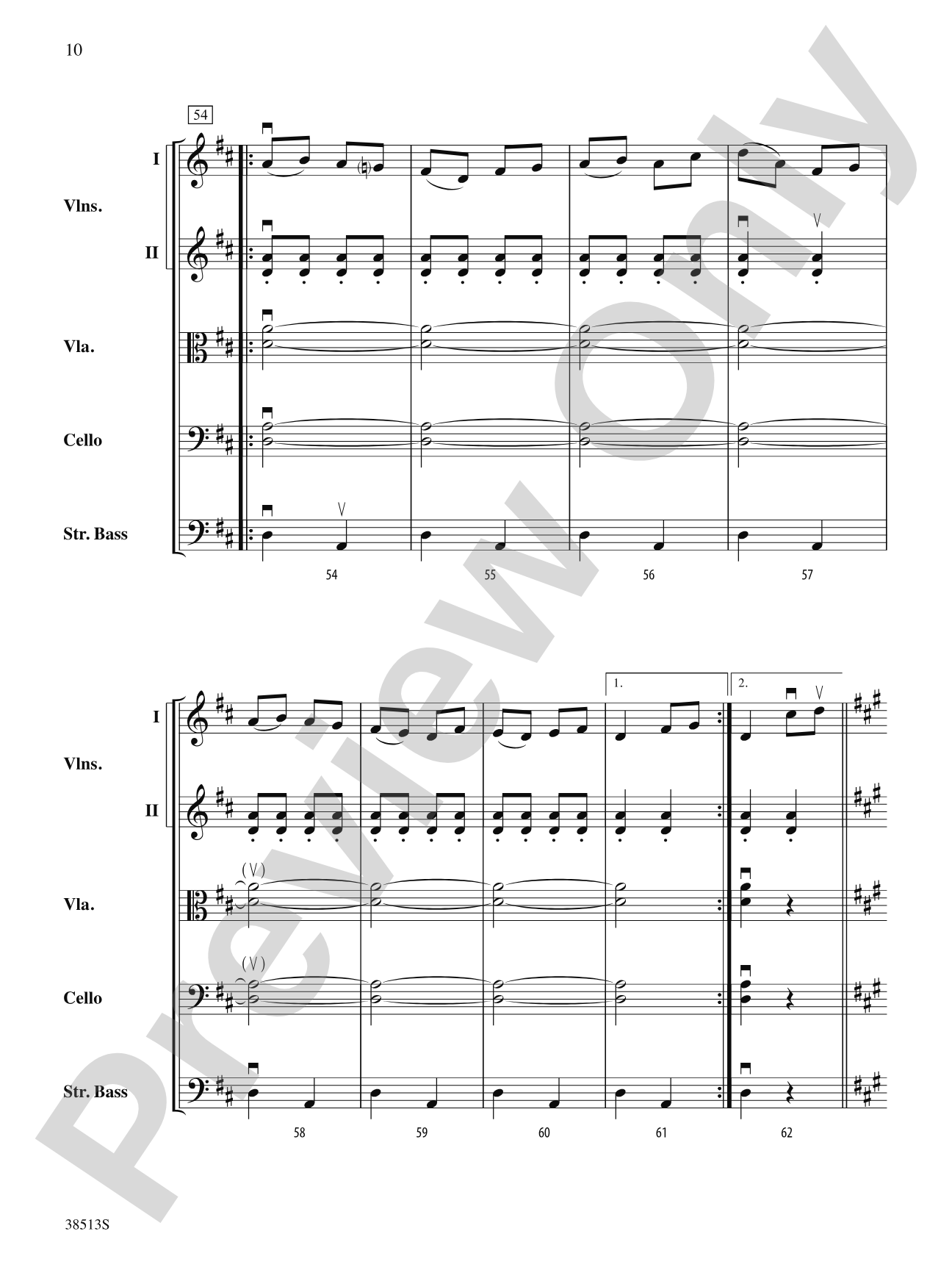 American Fiddle Triptych: String Orchestra Conductor Score & Parts