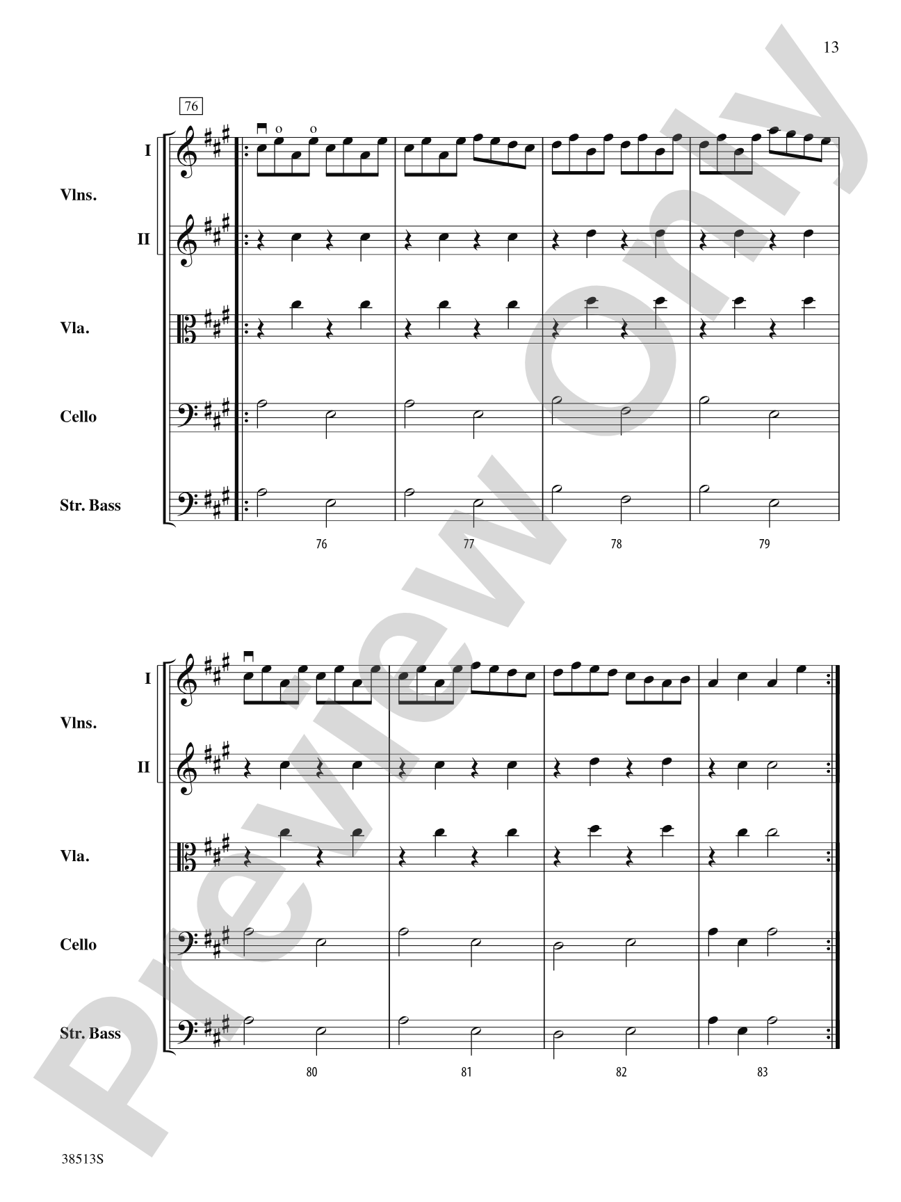 American Fiddle Triptych: String Orchestra Conductor Score & Parts