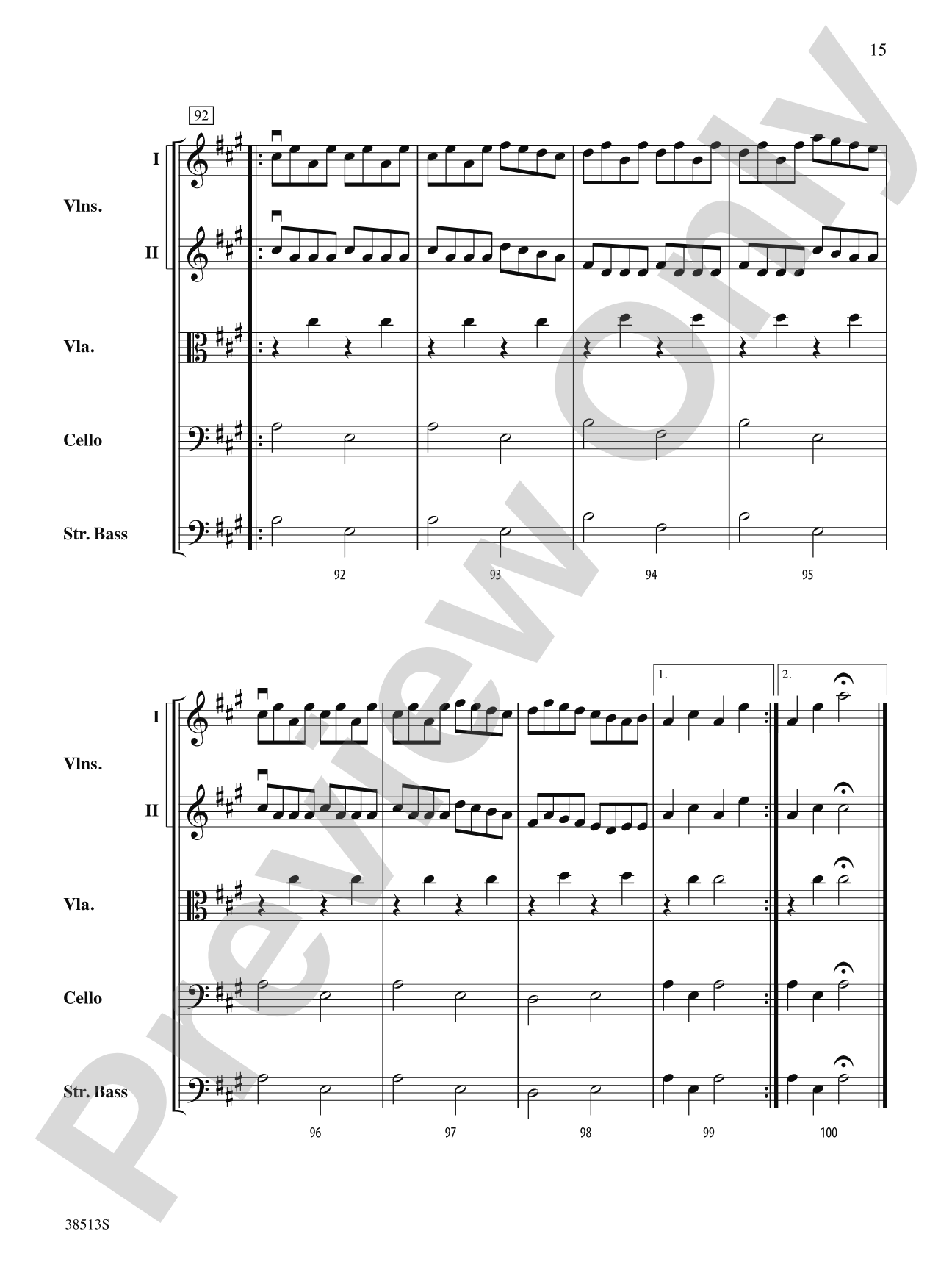 American Fiddle Triptych: String Orchestra Conductor Score & Parts