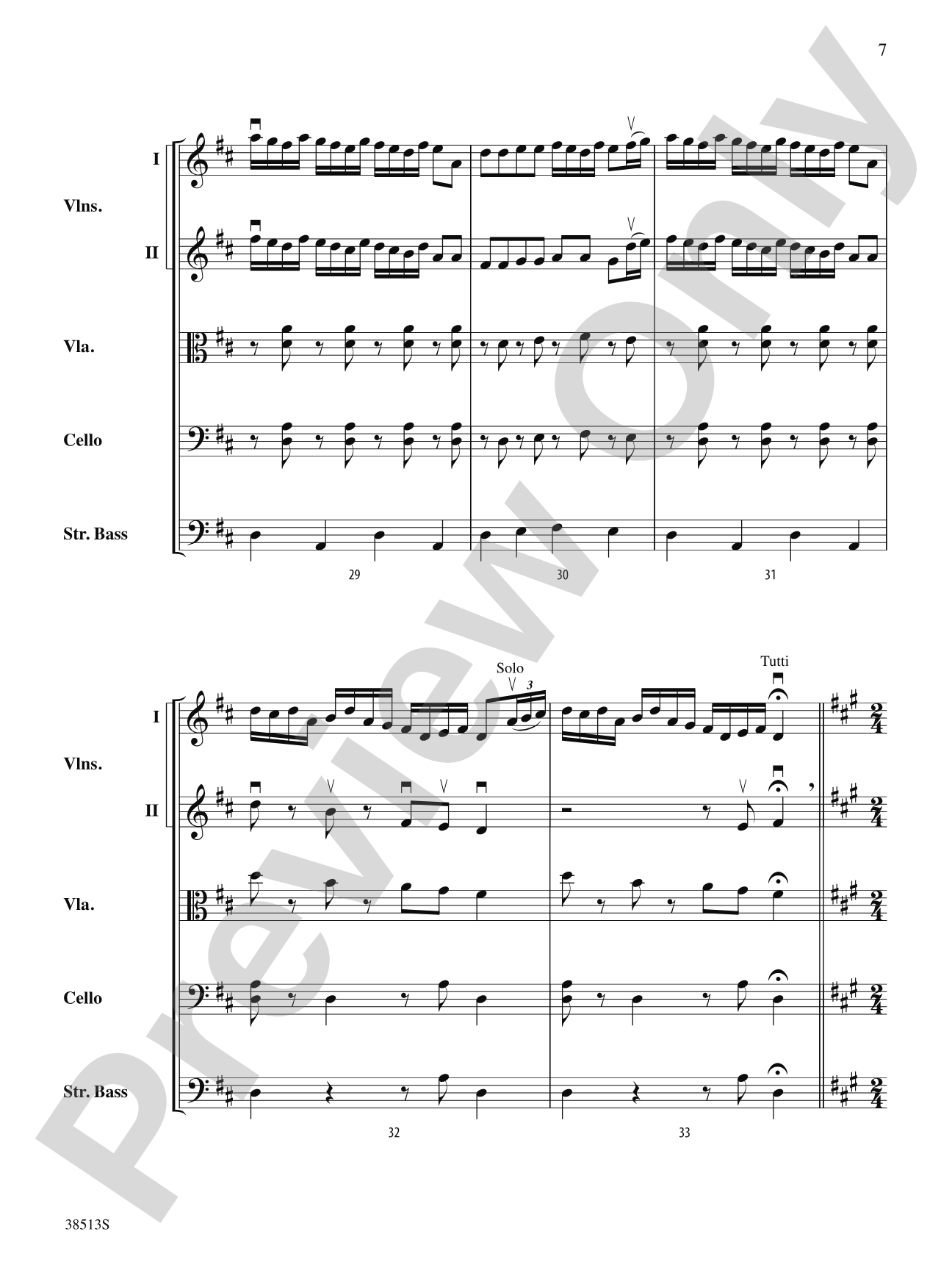 American Fiddle Triptych: String Orchestra Conductor Score & Parts