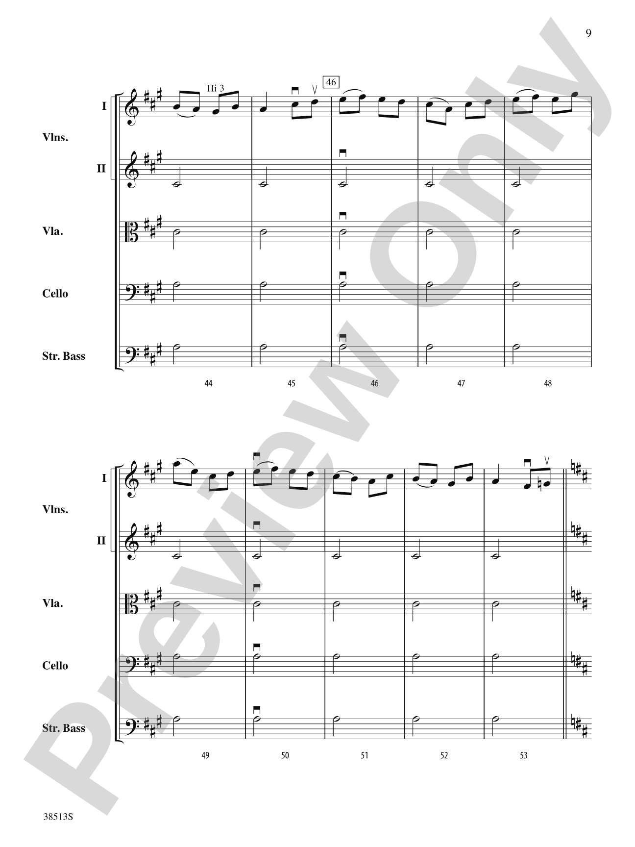 American Fiddle Triptych: String Orchestra Conductor Score & Parts