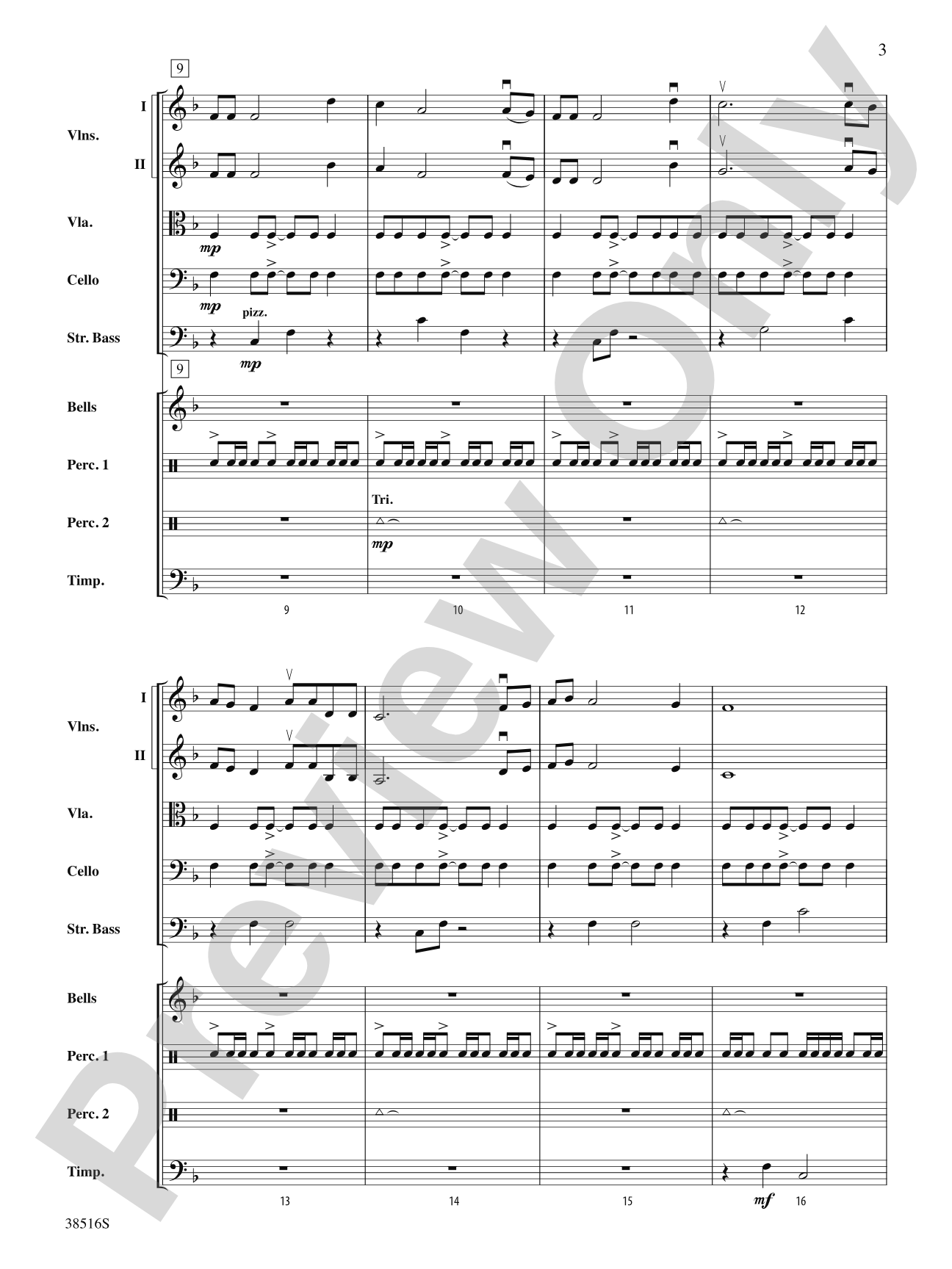 The Holly and the Ivy: Score