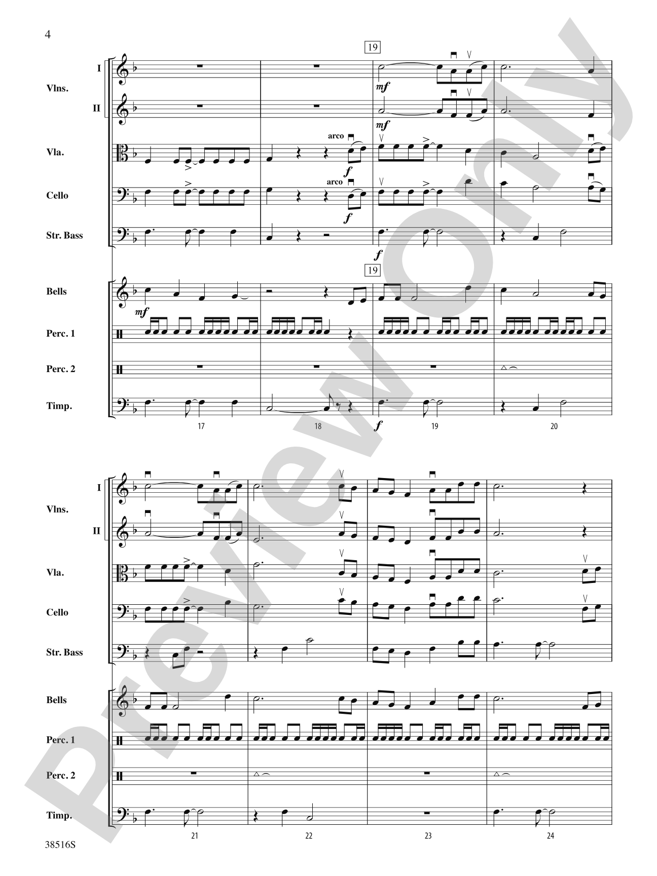 The Holly and the Ivy: Score