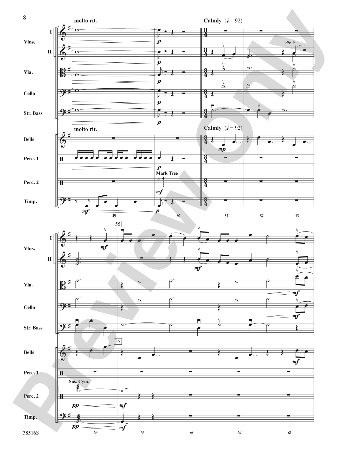 The Holly and the Ivy: Score