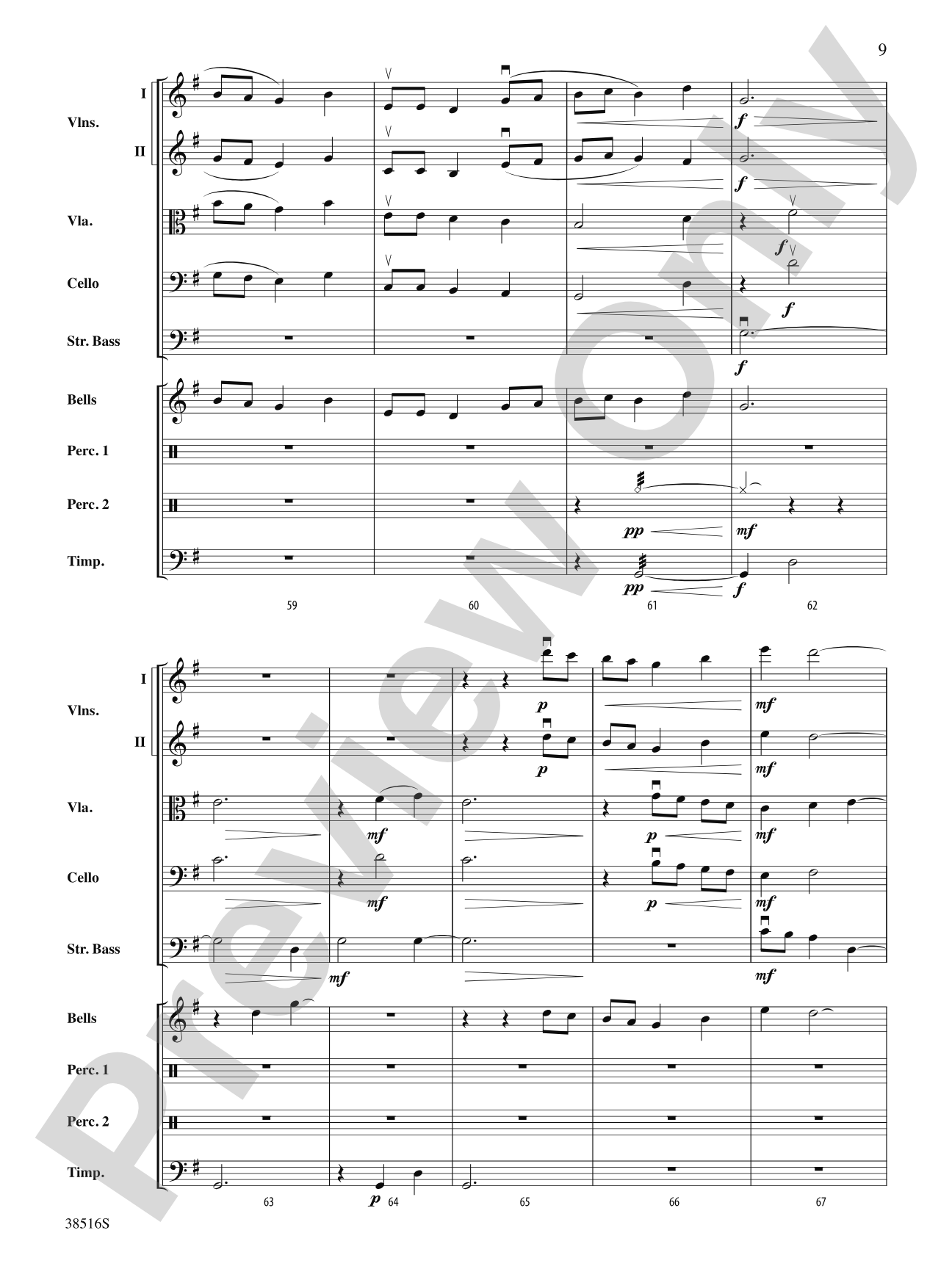 The Holly and the Ivy: Score