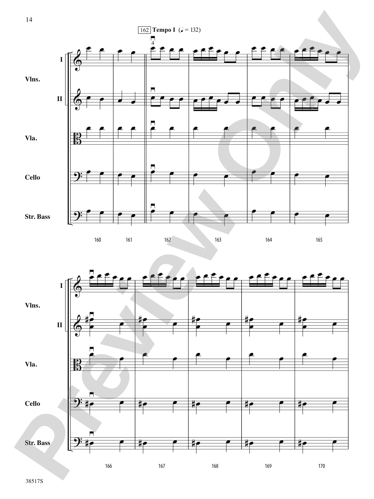 Serenade for Strings: String Orchestra Conductor Score & Parts