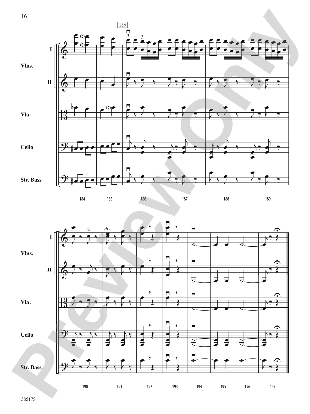 Serenade for Strings: String Orchestra Conductor Score & Parts