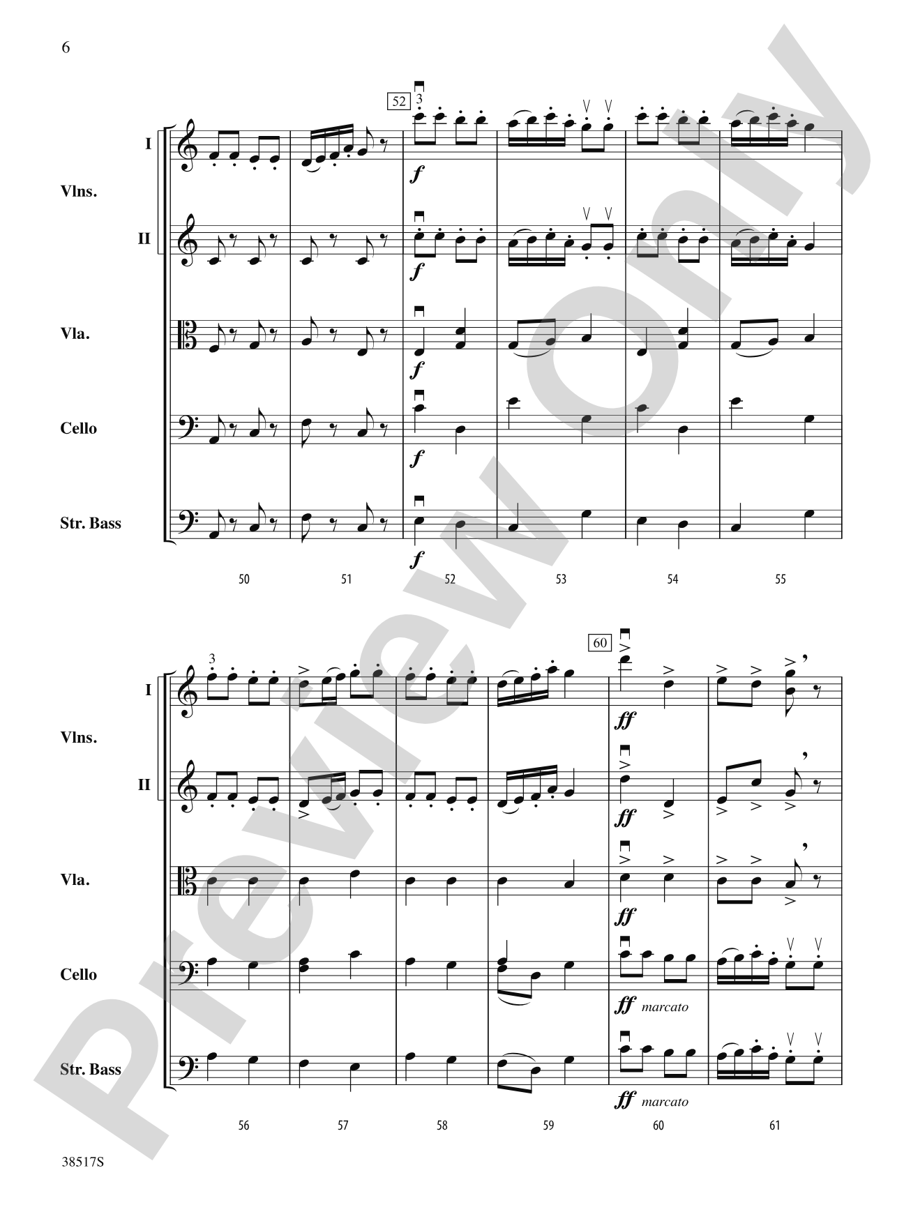 Serenade for Strings: String Orchestra Conductor Score & Parts