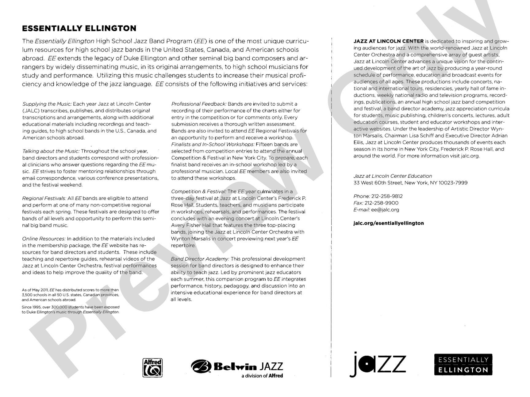 Sepia Panorama: Jazz Ensemble Conductor Score & Parts