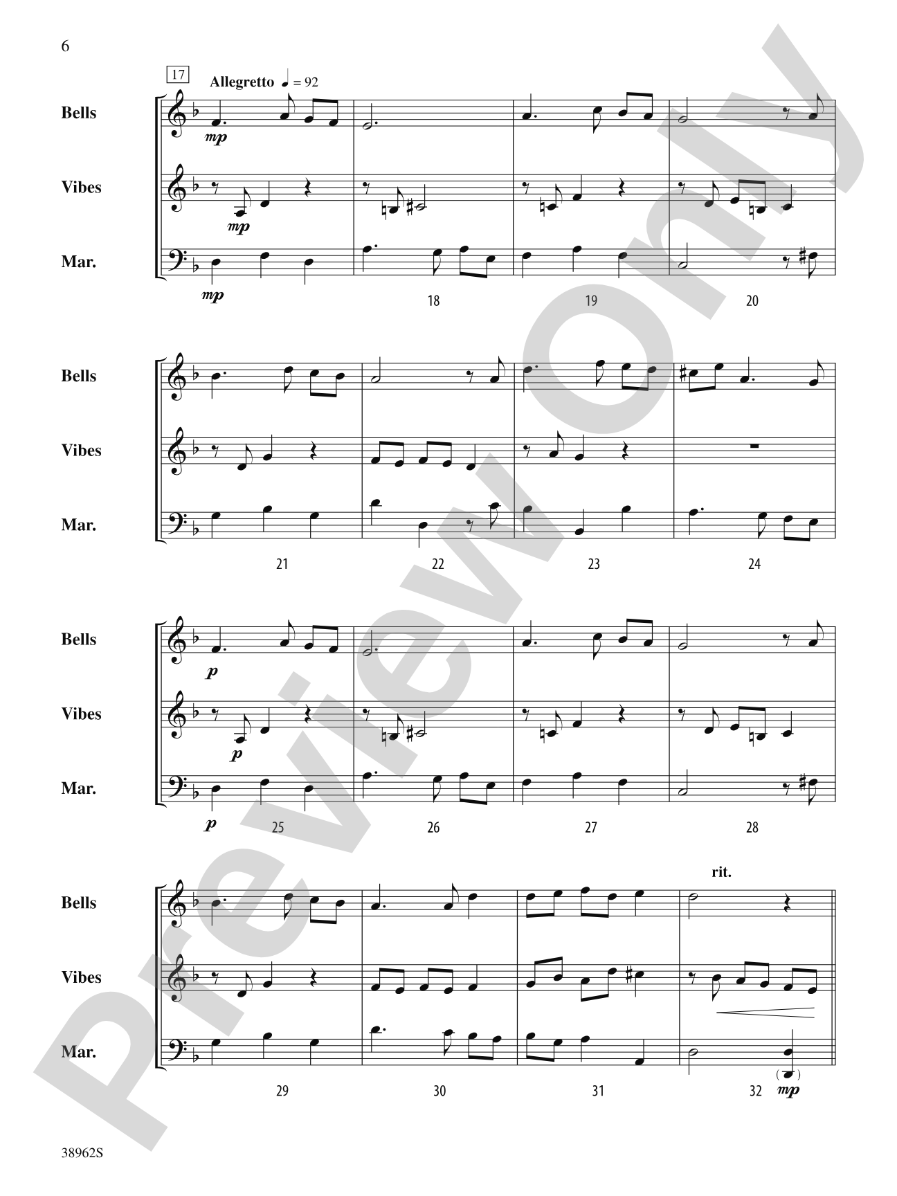 Classic Mallet Trios, Volume 2: Mallet Instrument Book
