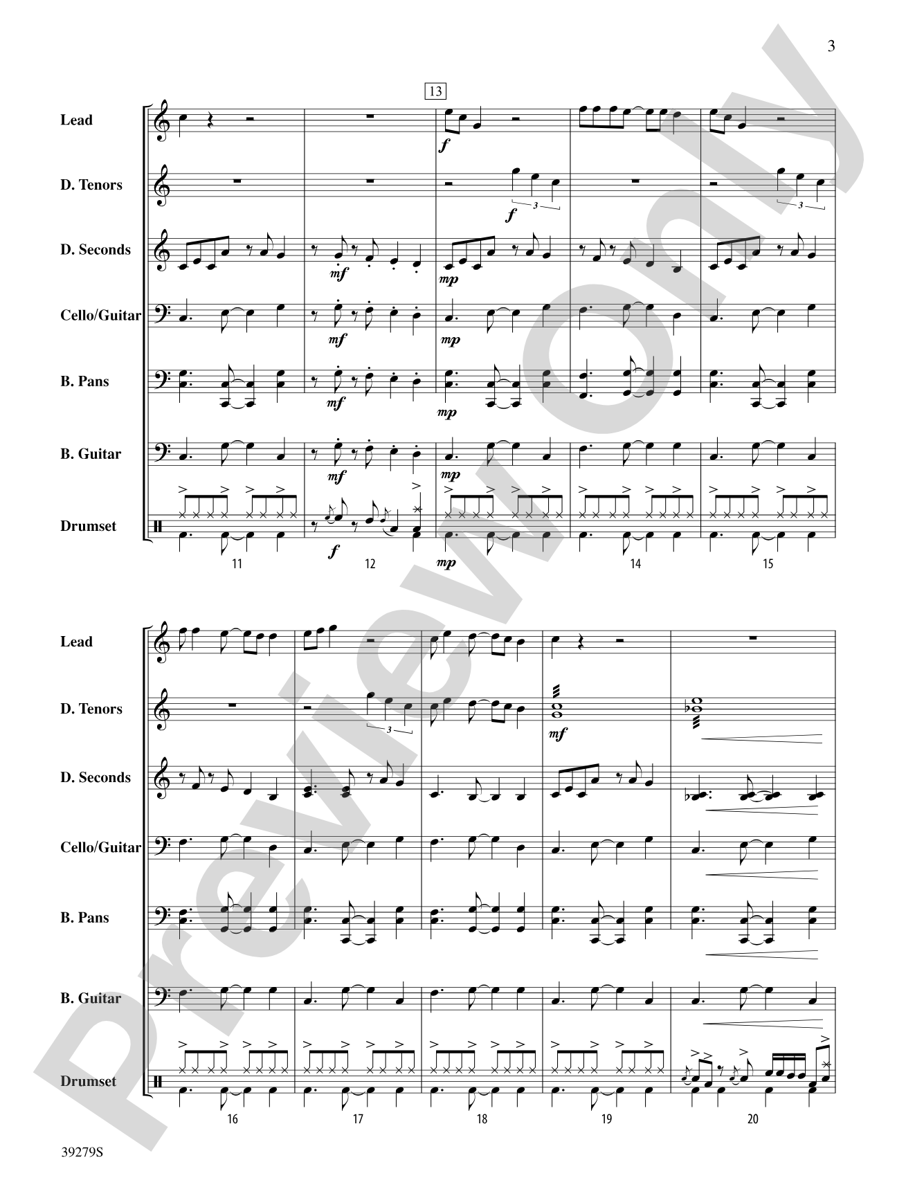 Loco Man: Steel Drum Conductor Score & Parts