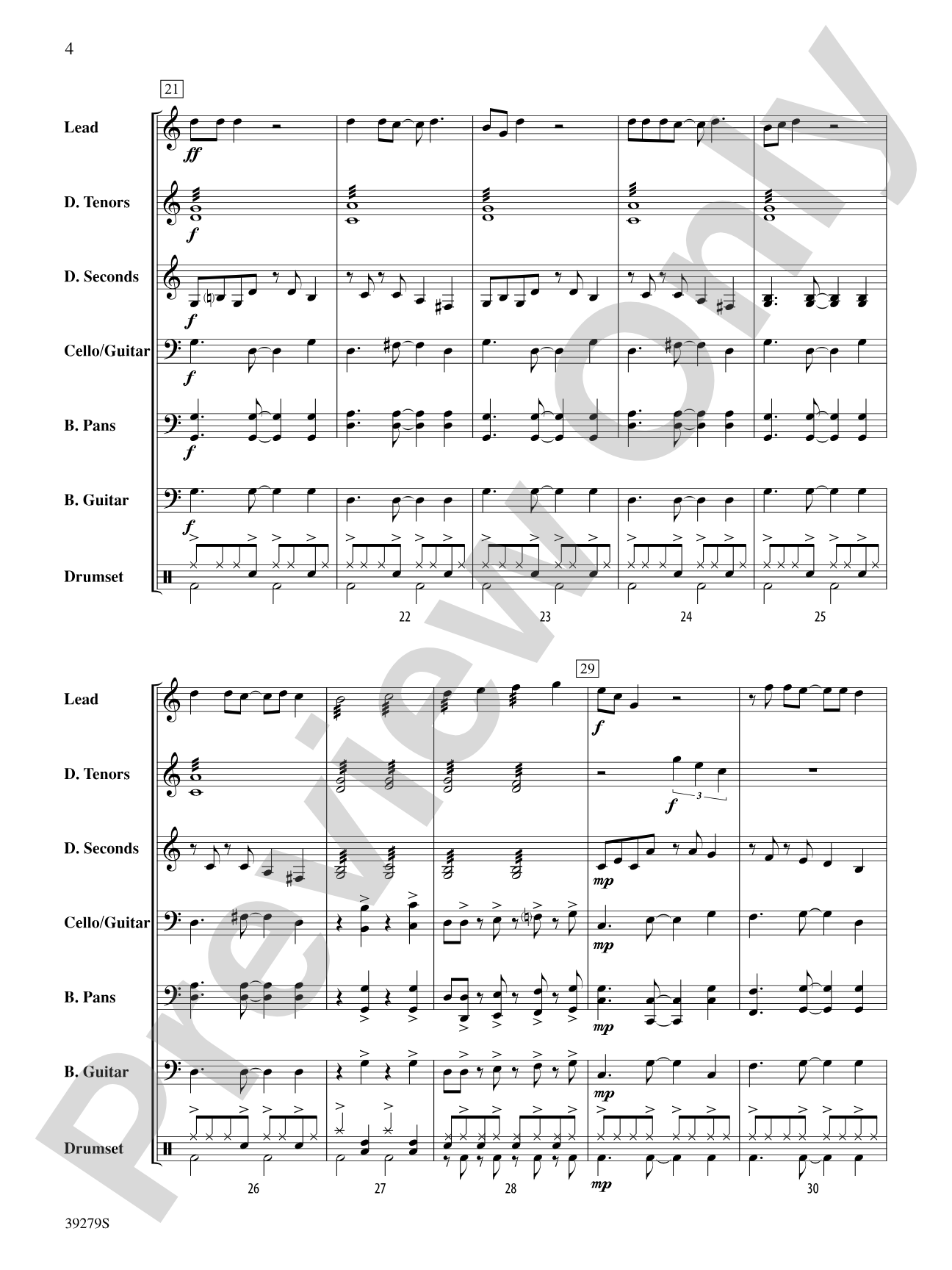 Loco Man: Steel Drum Conductor Score & Parts