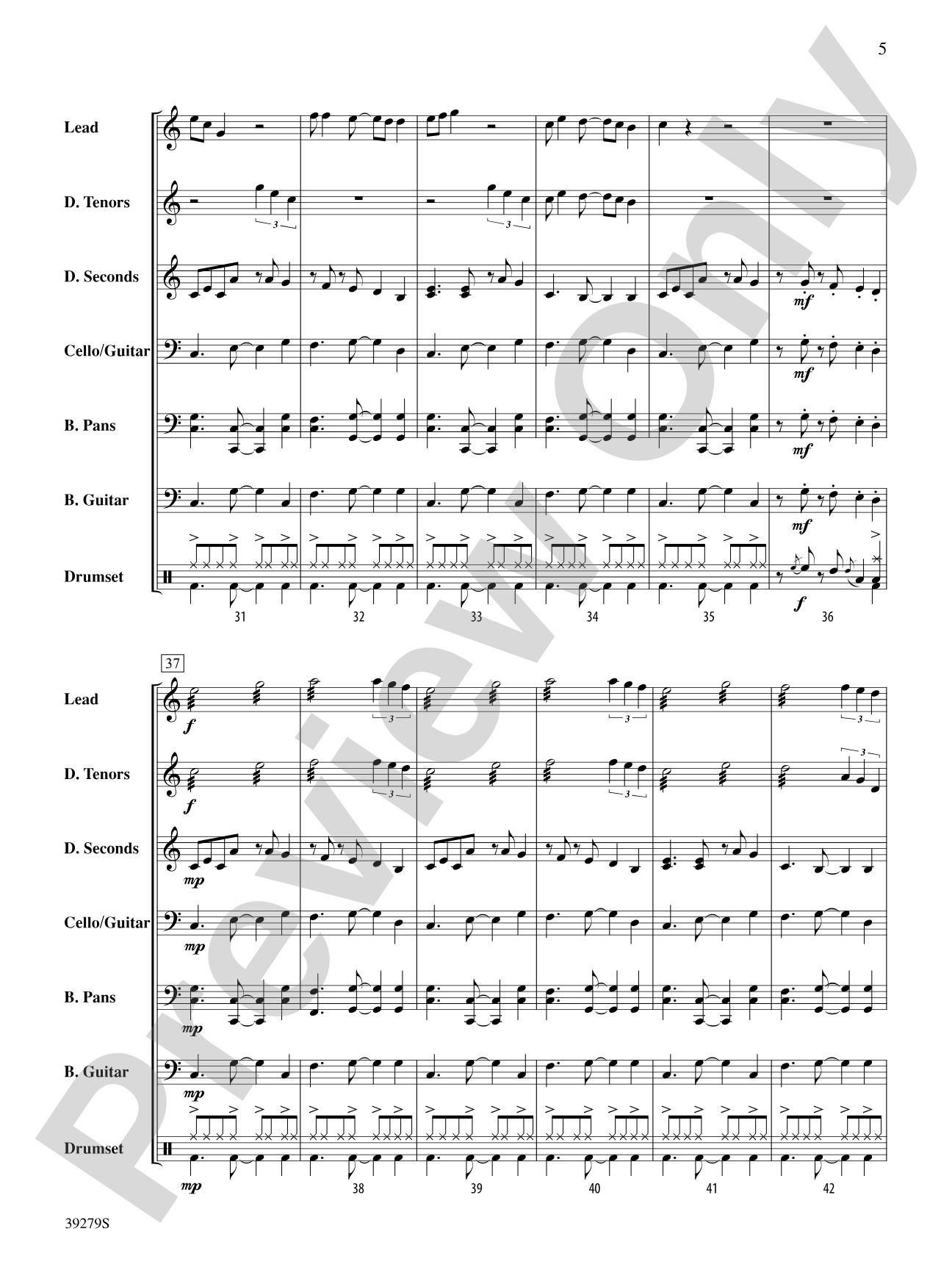 Loco Man: Steel Drum Conductor Score & Parts