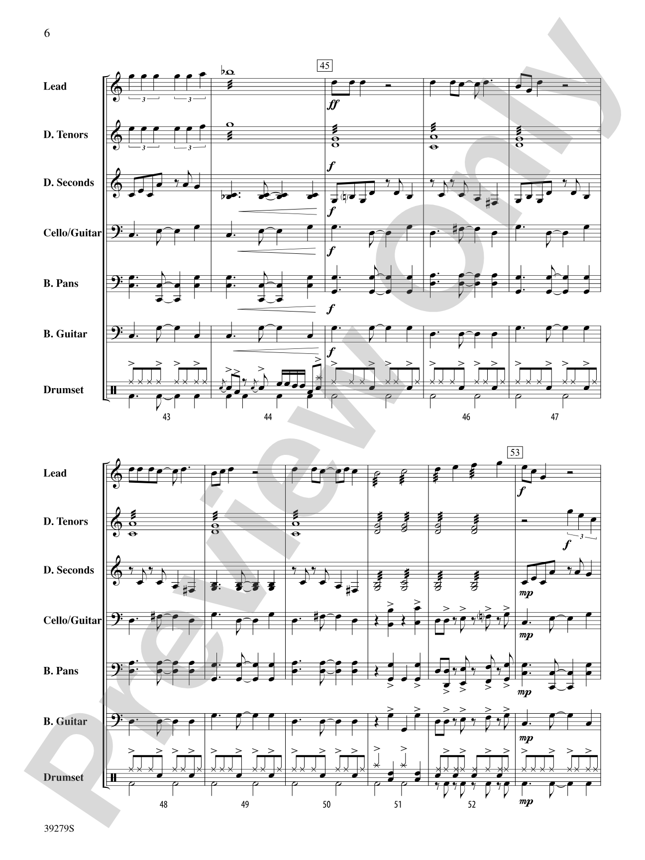Loco Man: Steel Drum Conductor Score & Parts