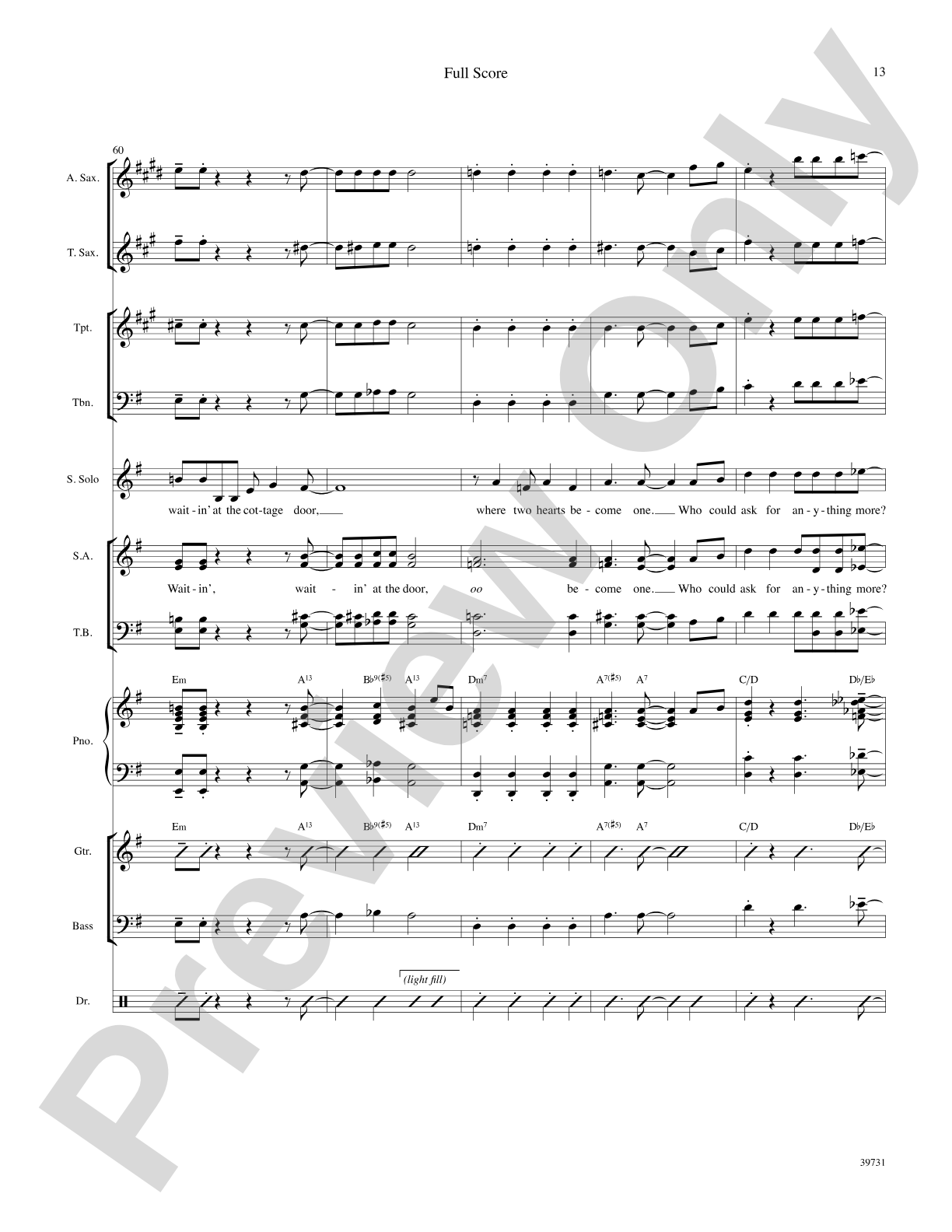 Nice Work If You Can Get It: Score: Choral SoundPax