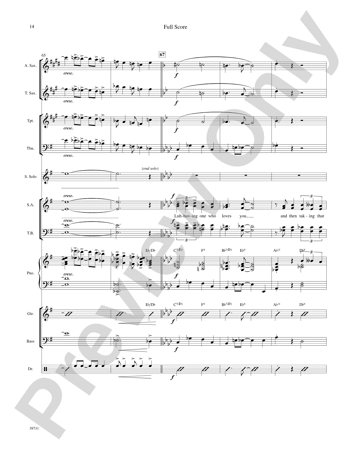 Nice Work If You Can Get It: Score: Choral SoundPax