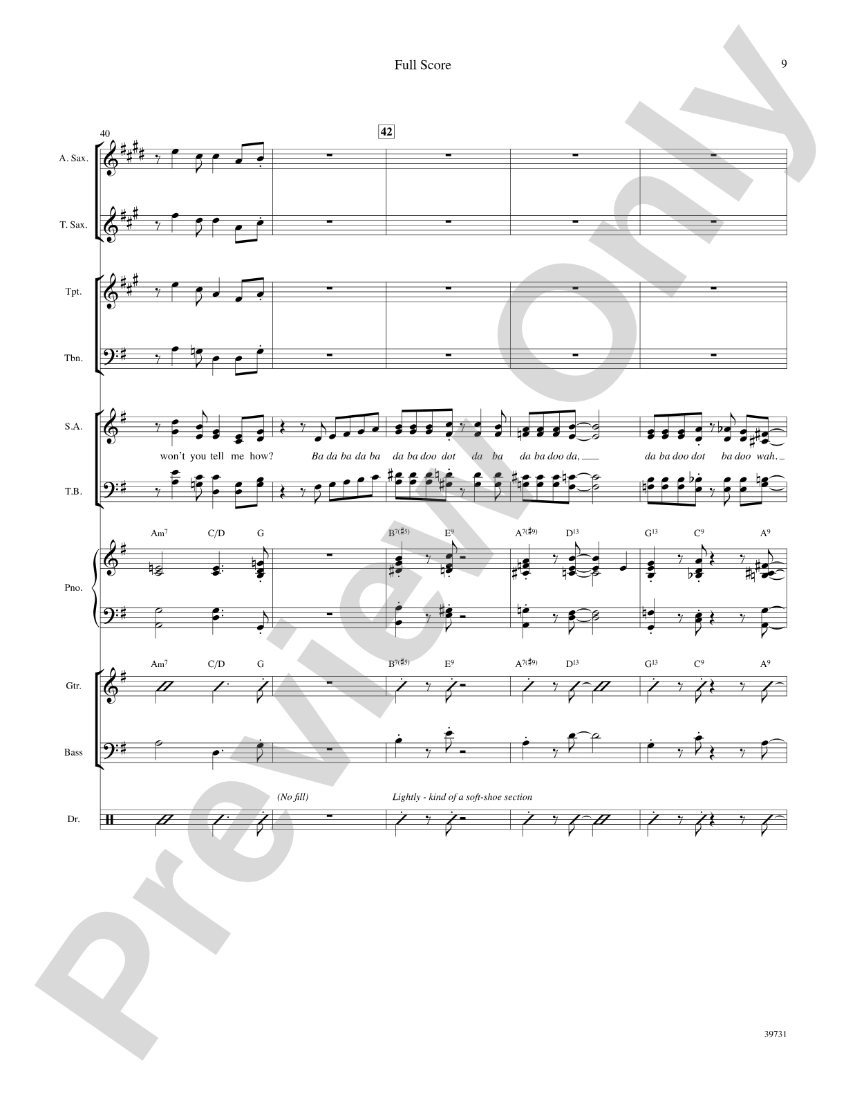 Nice Work If You Can Get It: Score: Choral SoundPax