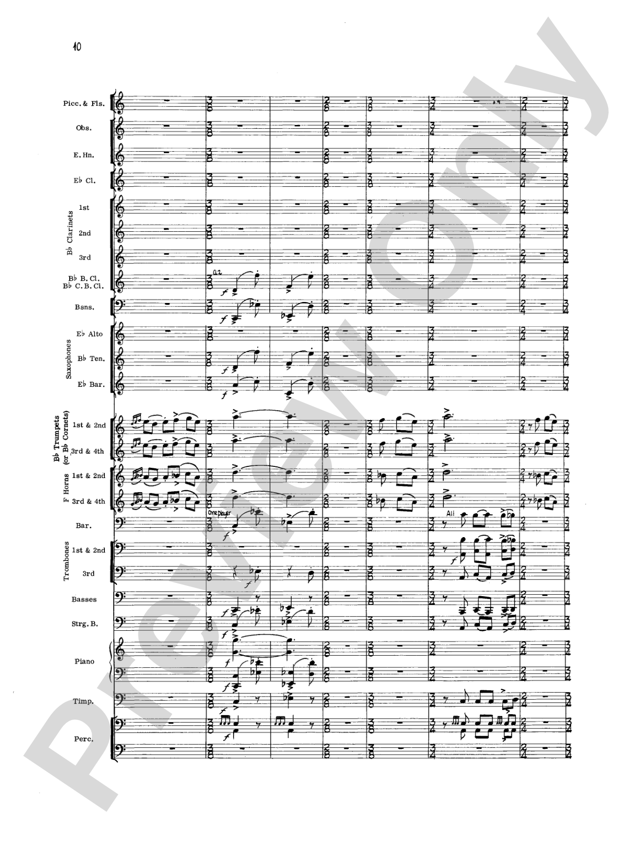 Geometrics in Sound, Op. 29: Concert Band Conductor Score & Parts