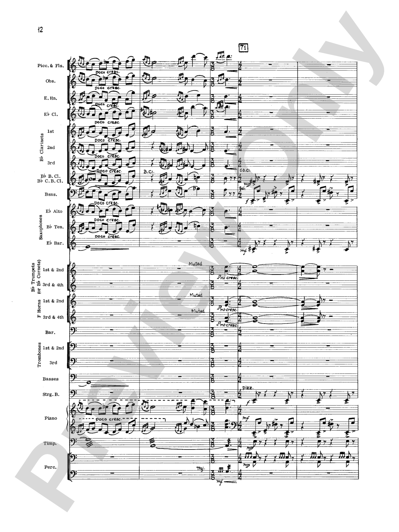 Geometrics in Sound, Op. 29: Concert Band Conductor Score & Parts