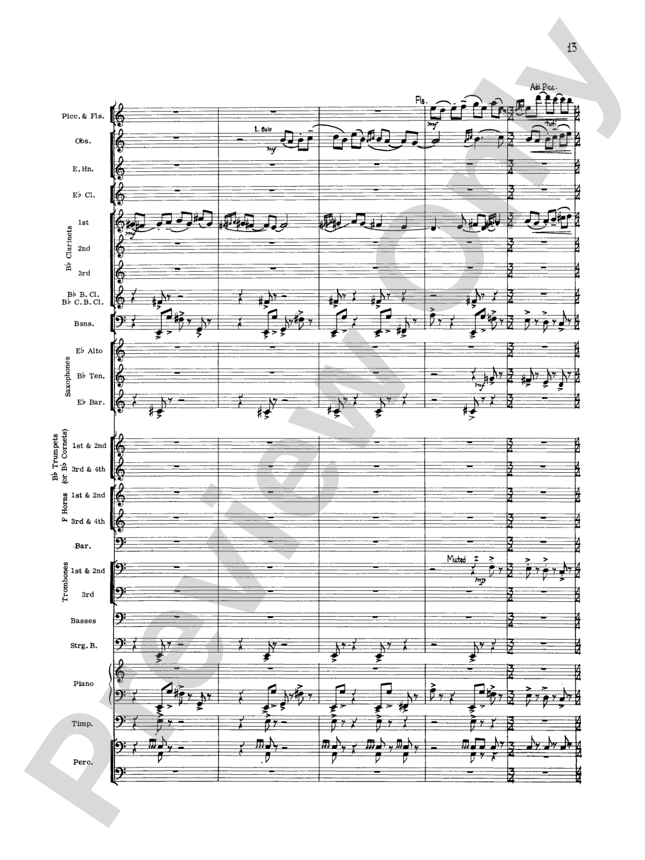 Geometrics in Sound, Op. 29: Concert Band Conductor Score & Parts