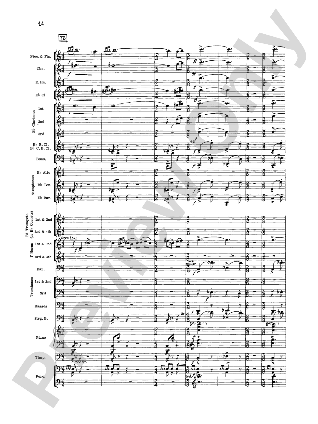 Geometrics in Sound, Op. 29: Concert Band Conductor Score & Parts