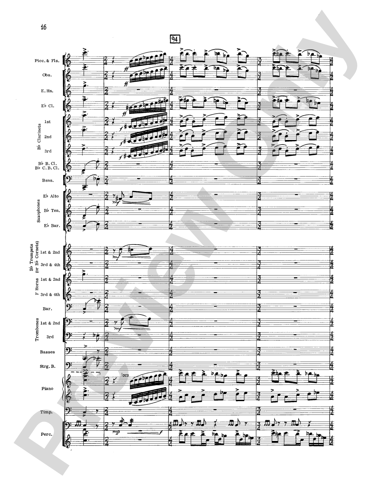 Geometrics in Sound, Op. 29: Concert Band Conductor Score & Parts