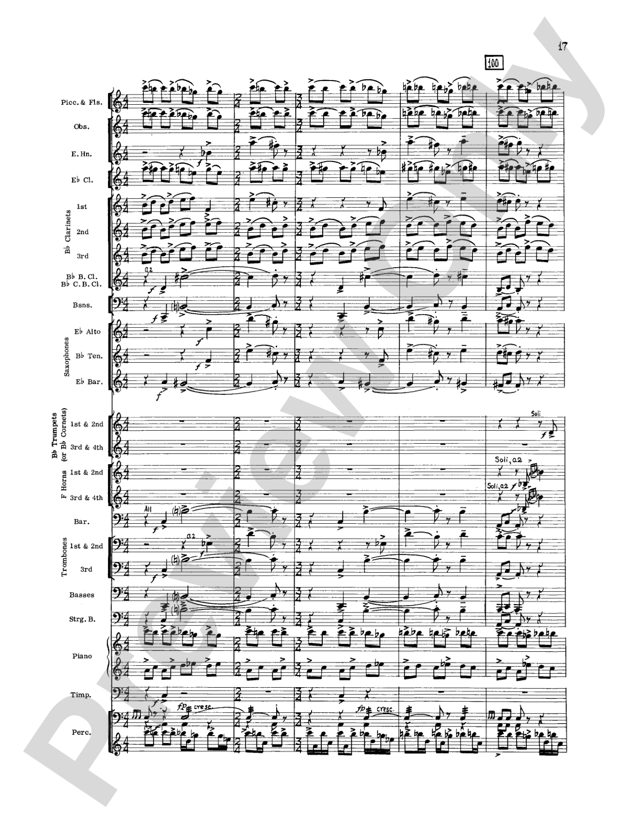 Geometrics in Sound, Op. 29: Concert Band Conductor Score & Parts