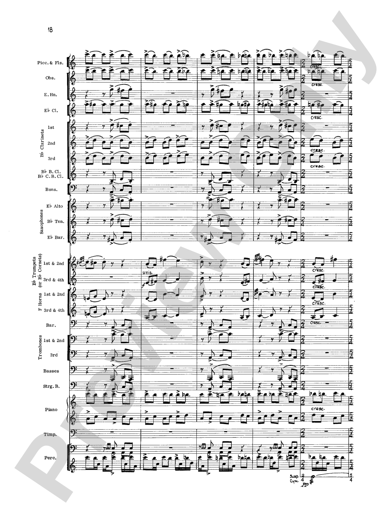 Geometrics in Sound, Op. 29: Concert Band Conductor Score & Parts