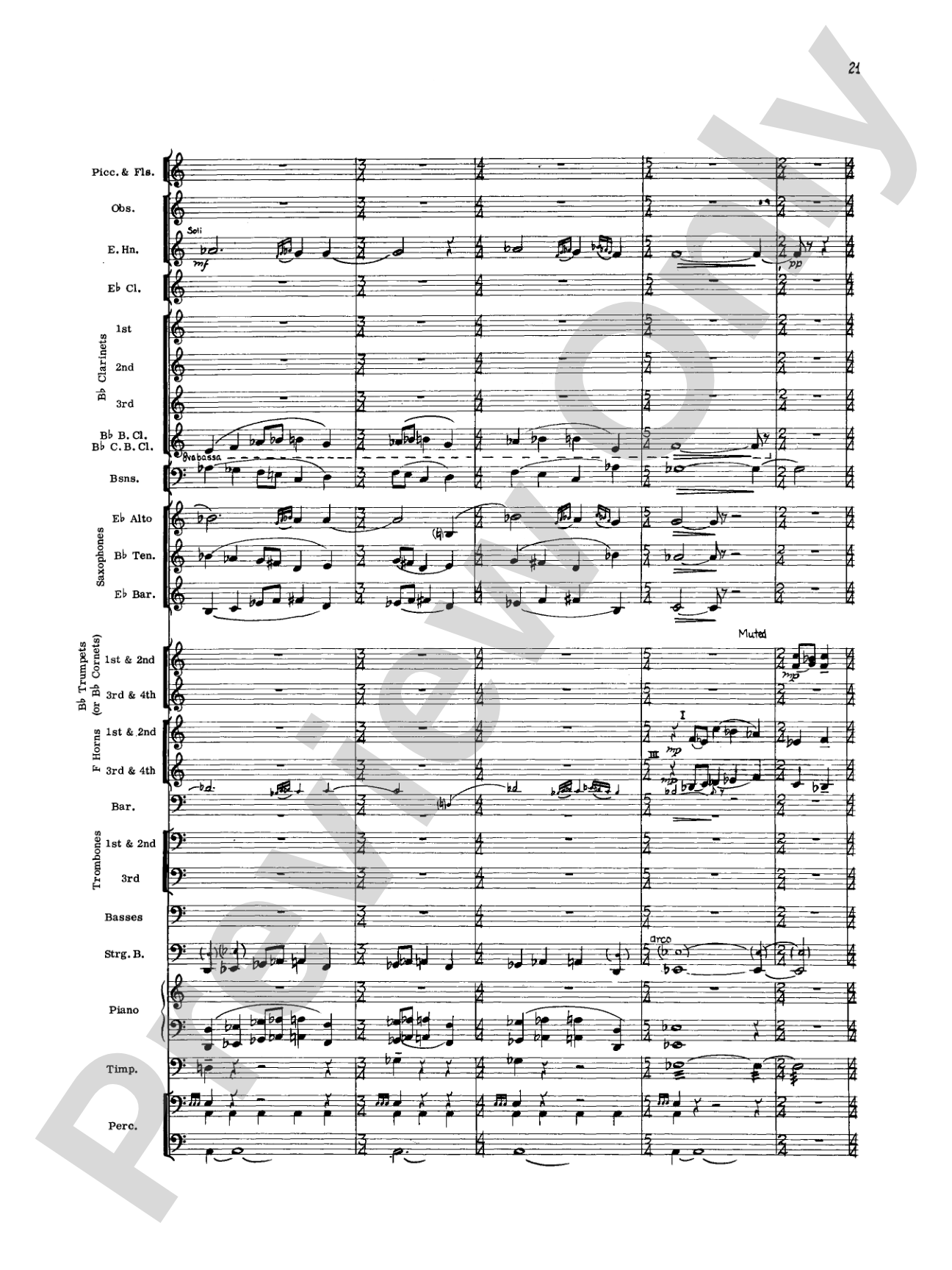Geometrics in Sound, Op. 29: Concert Band Conductor Score & Parts