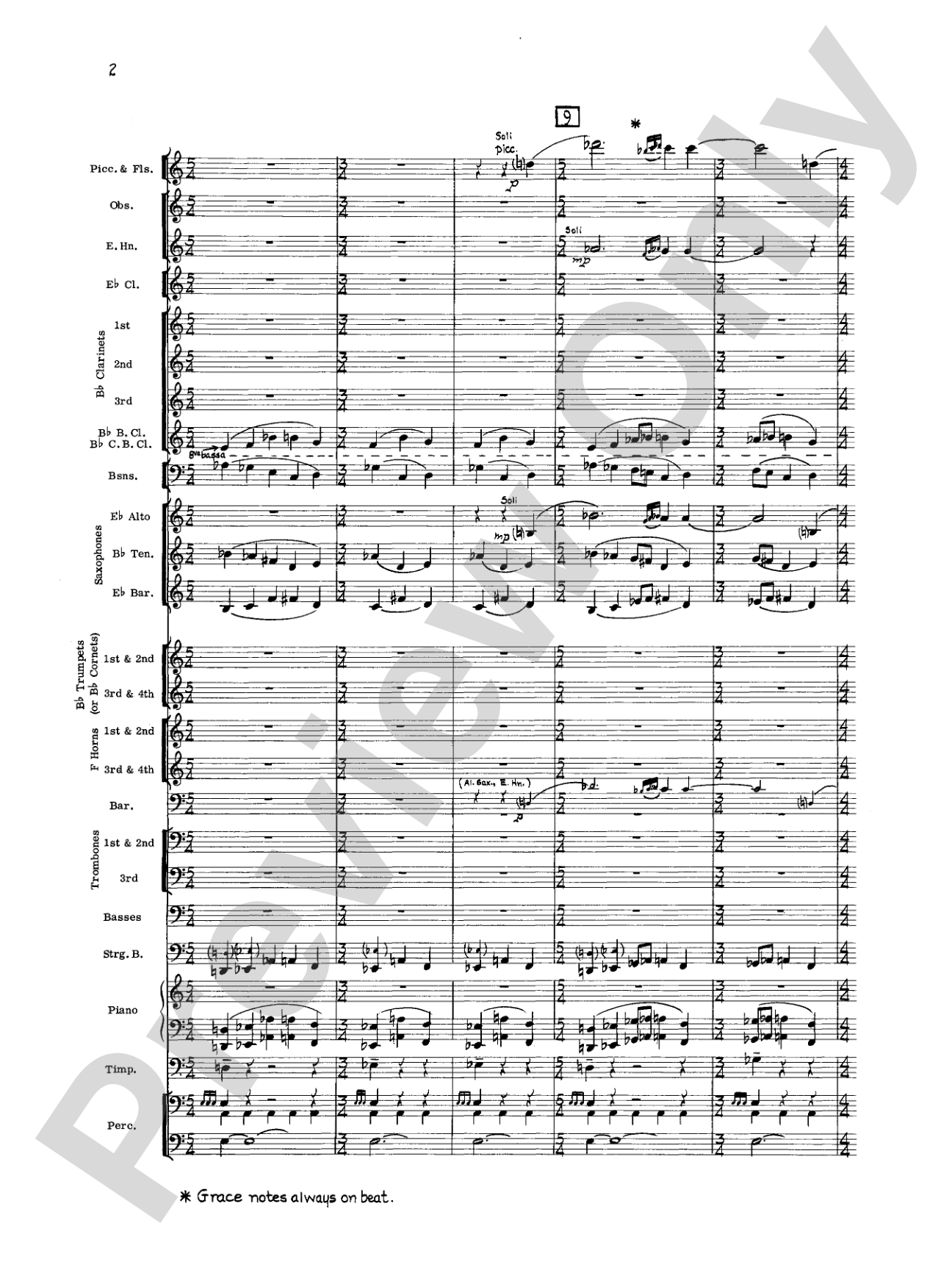 Geometrics in Sound, Op. 29: Concert Band Conductor Score & Parts