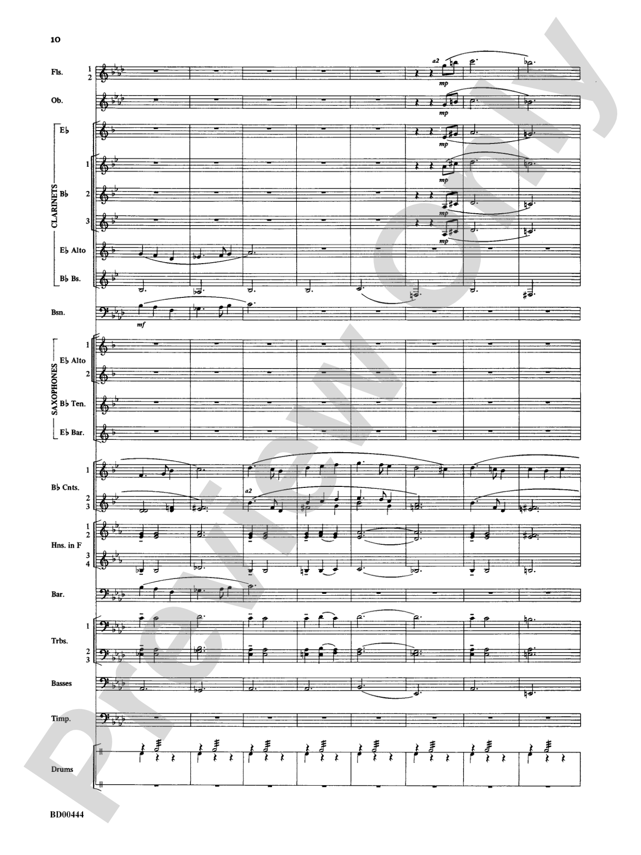 Lethbridge Overture: Concert Band Conductor Score & Parts