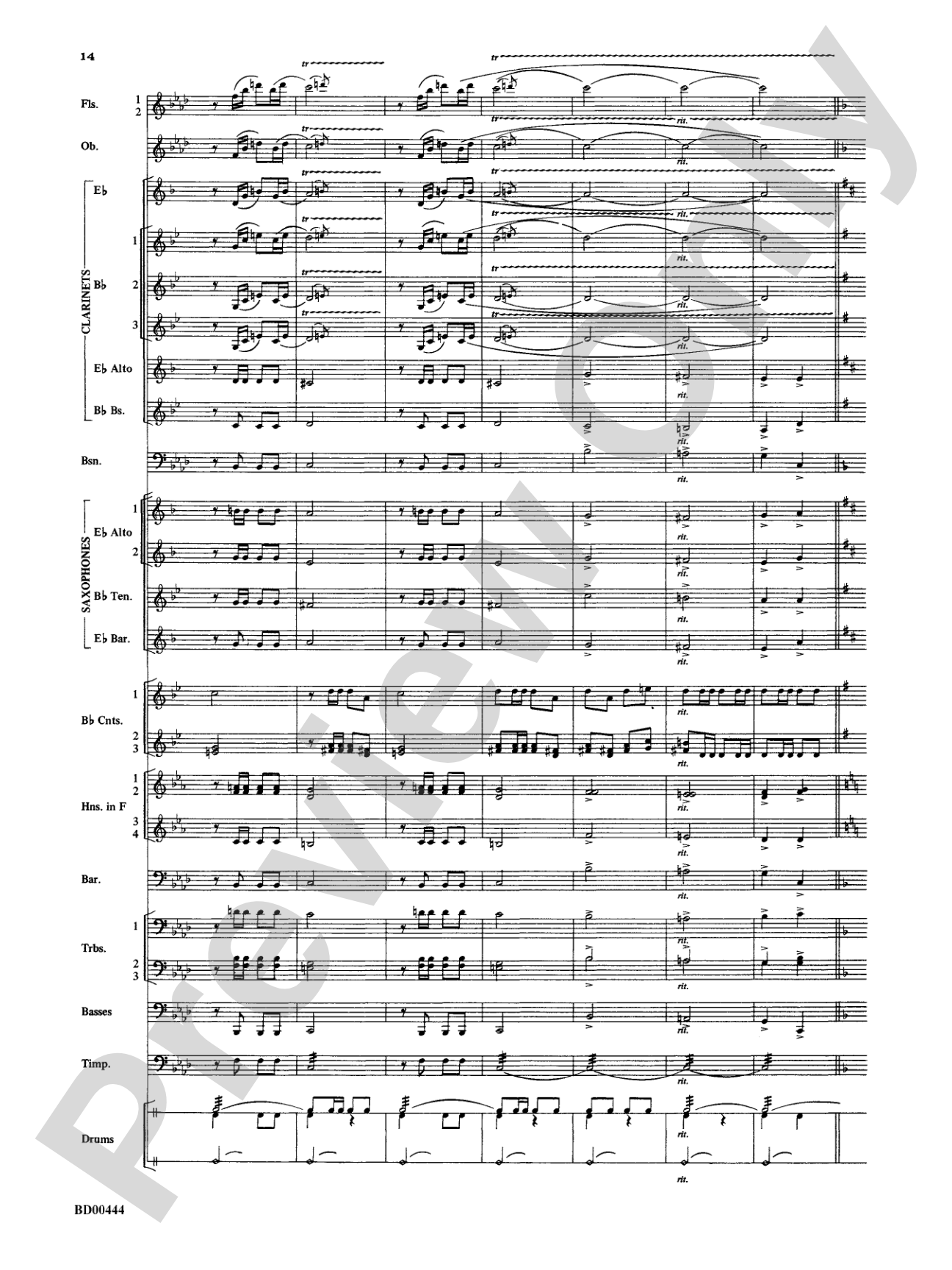 Lethbridge Overture: Concert Band Conductor Score & Parts