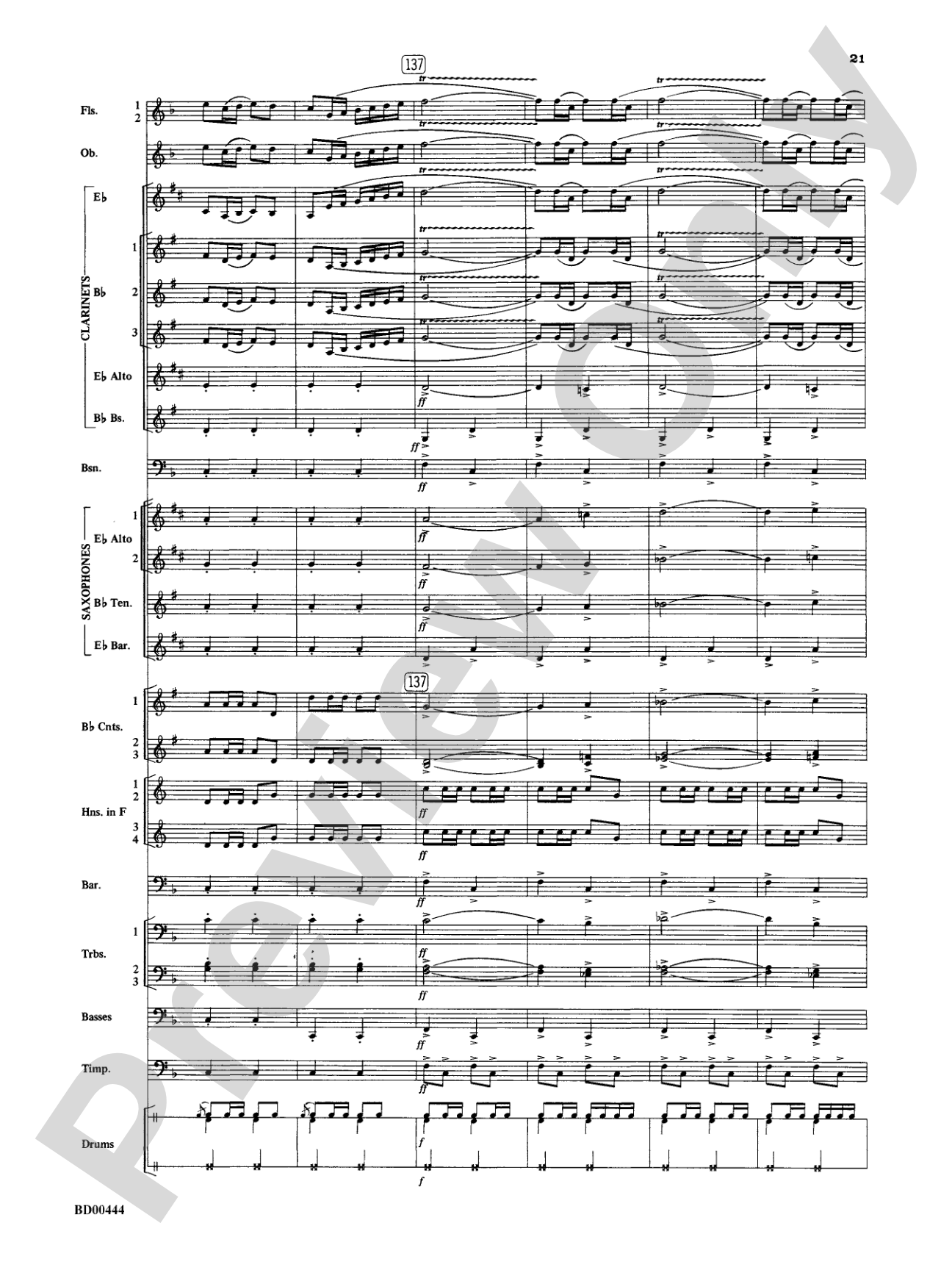 Lethbridge Overture: Concert Band Conductor Score & Parts