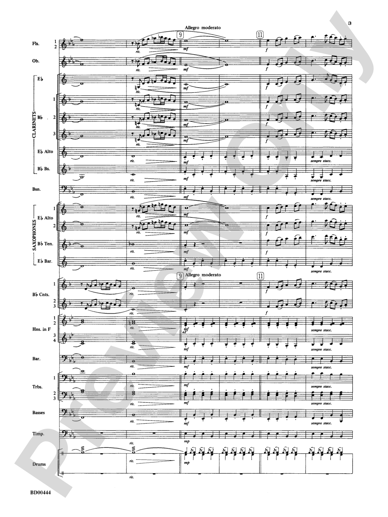 Lethbridge Overture: Concert Band Conductor Score & Parts