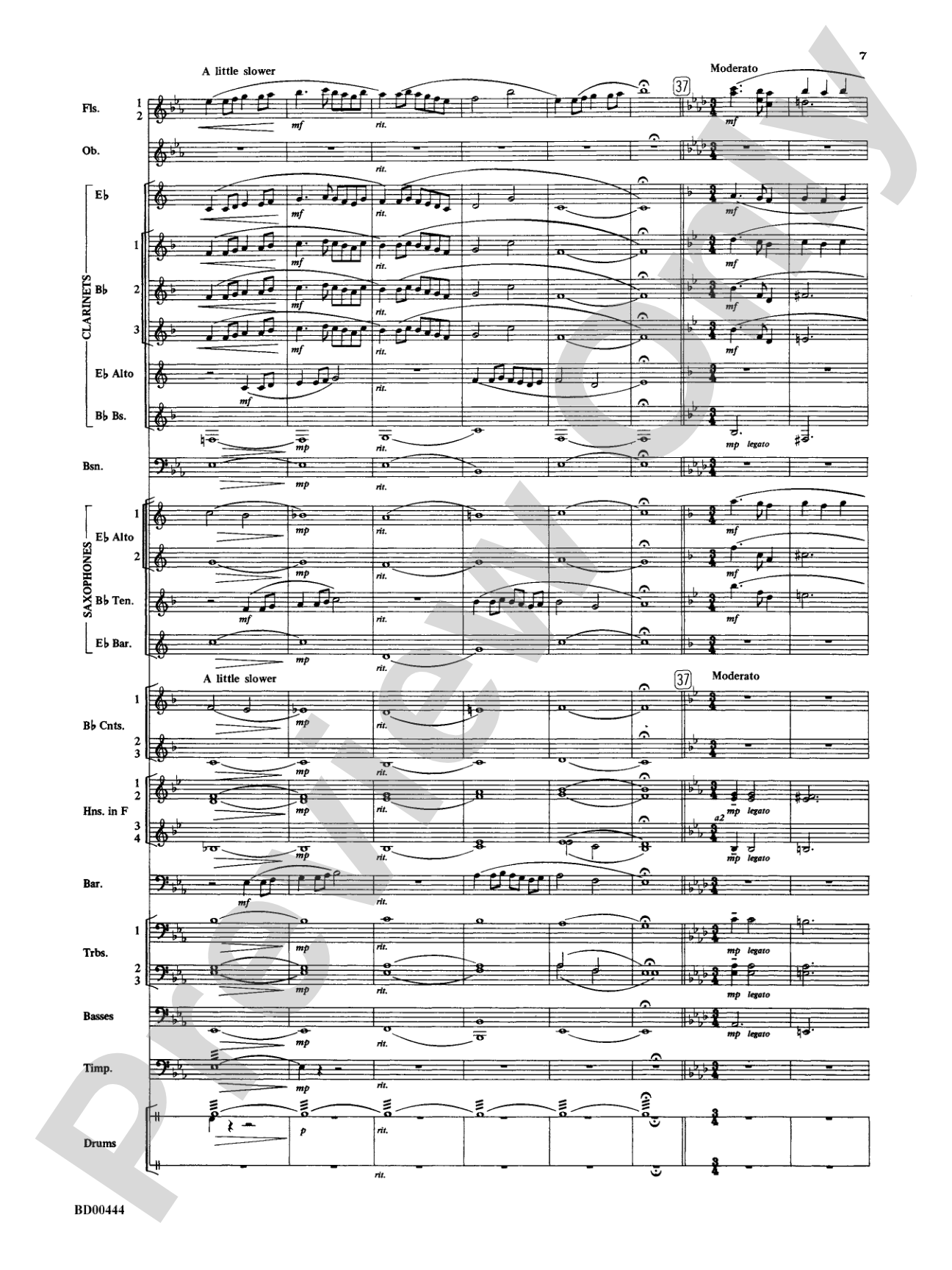 Lethbridge Overture: Concert Band Conductor Score & Parts