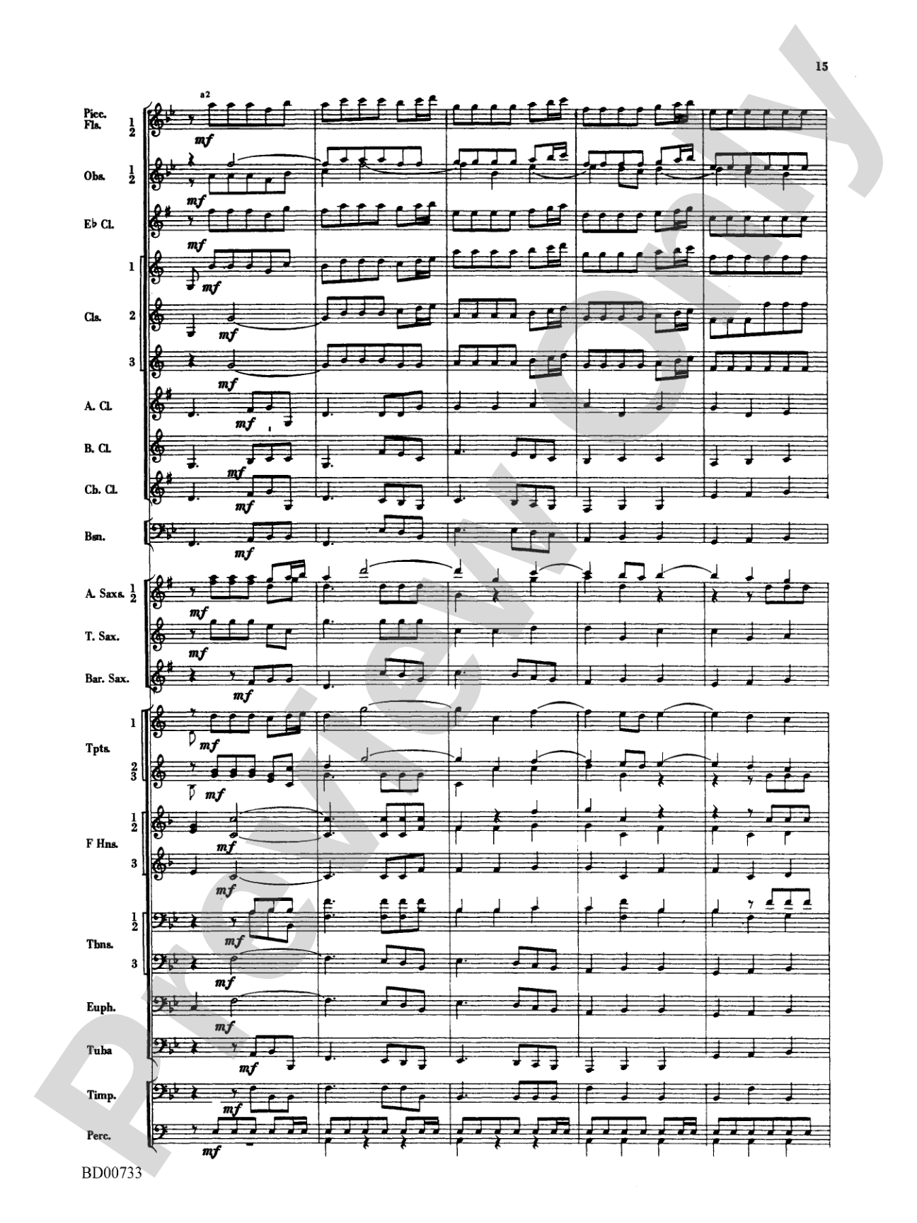 Water Music Suite: Concert Band Conductor Score & Parts
