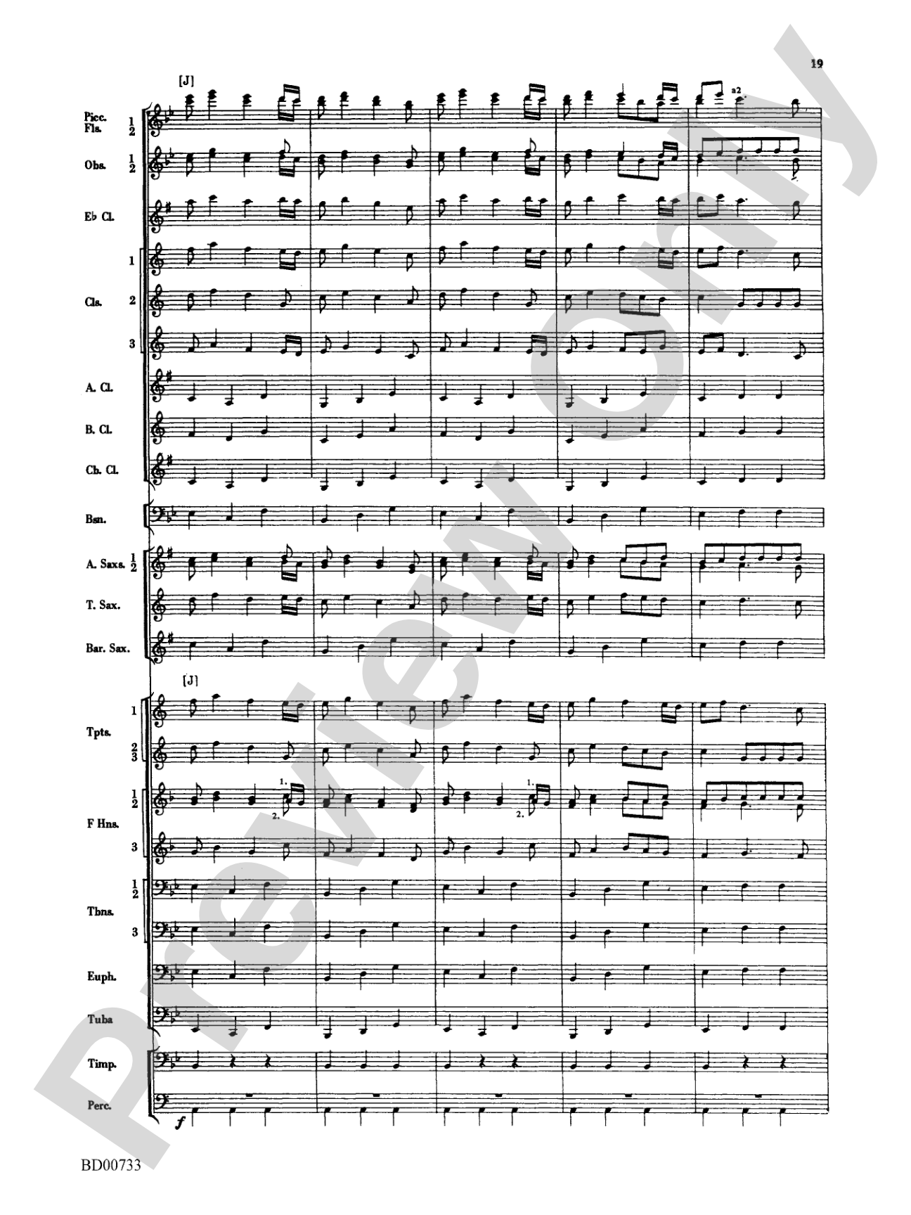 Water Music Suite: Concert Band Conductor Score & Parts