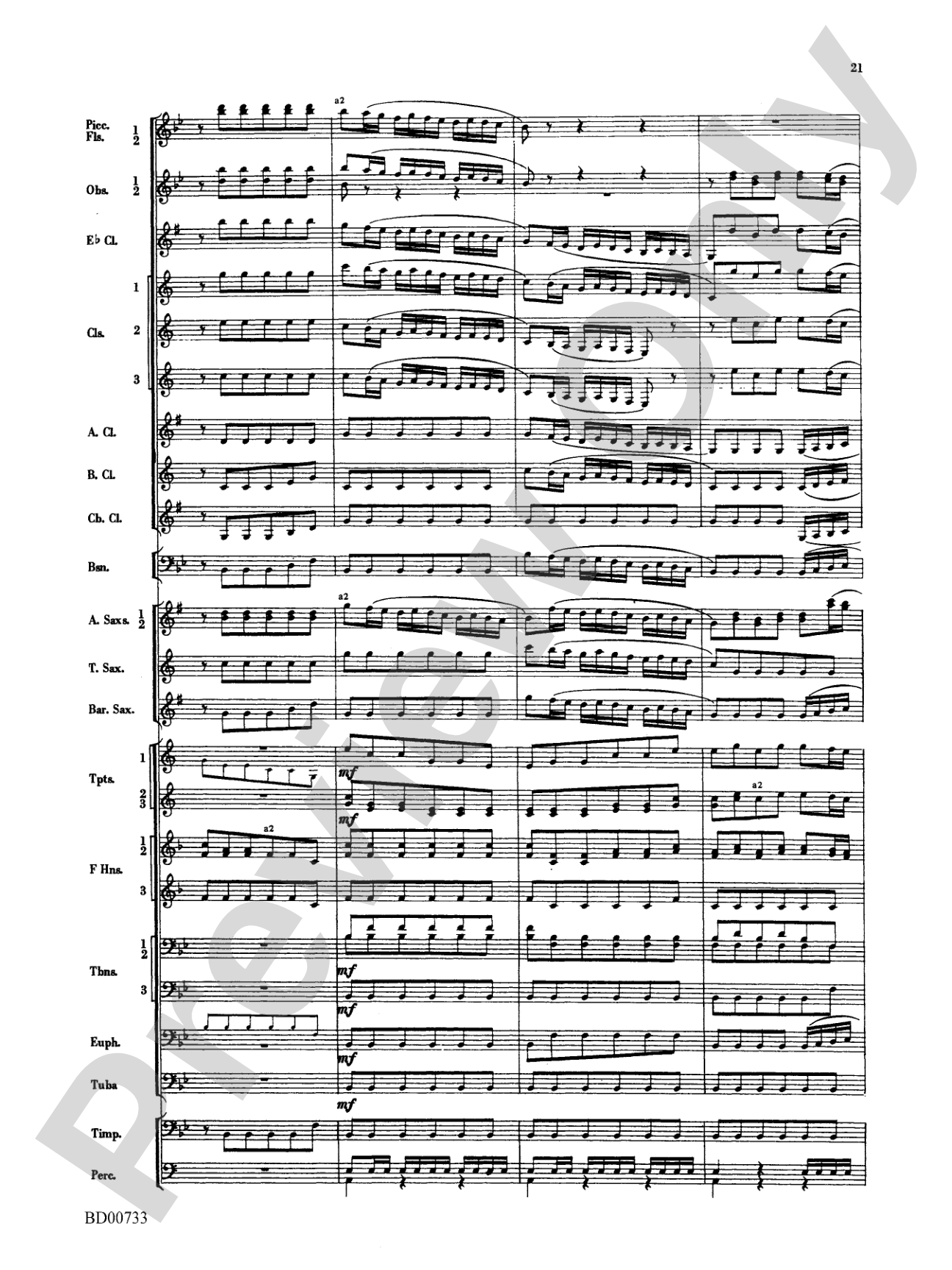 Water Music Suite: Concert Band Conductor Score & Parts