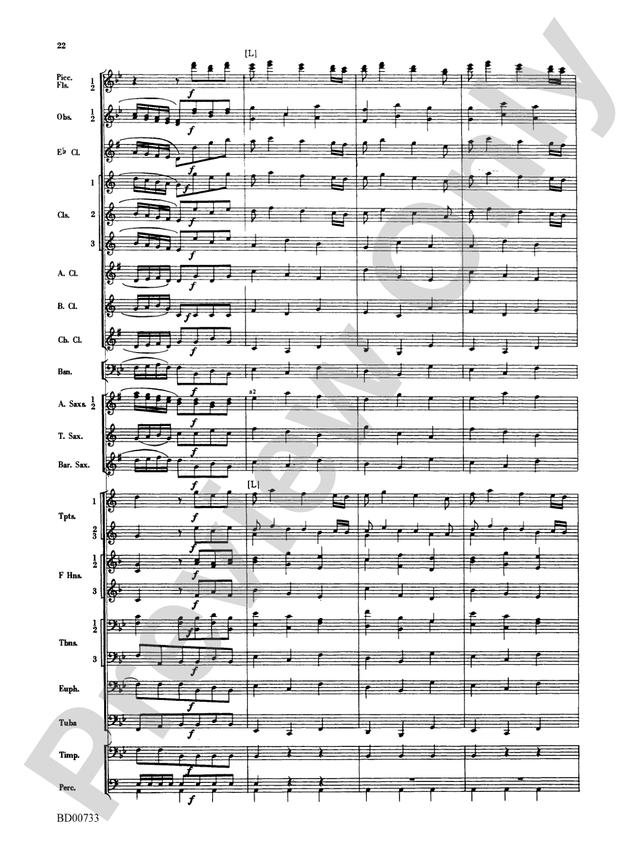 Water Music Suite: Concert Band Conductor Score & Parts