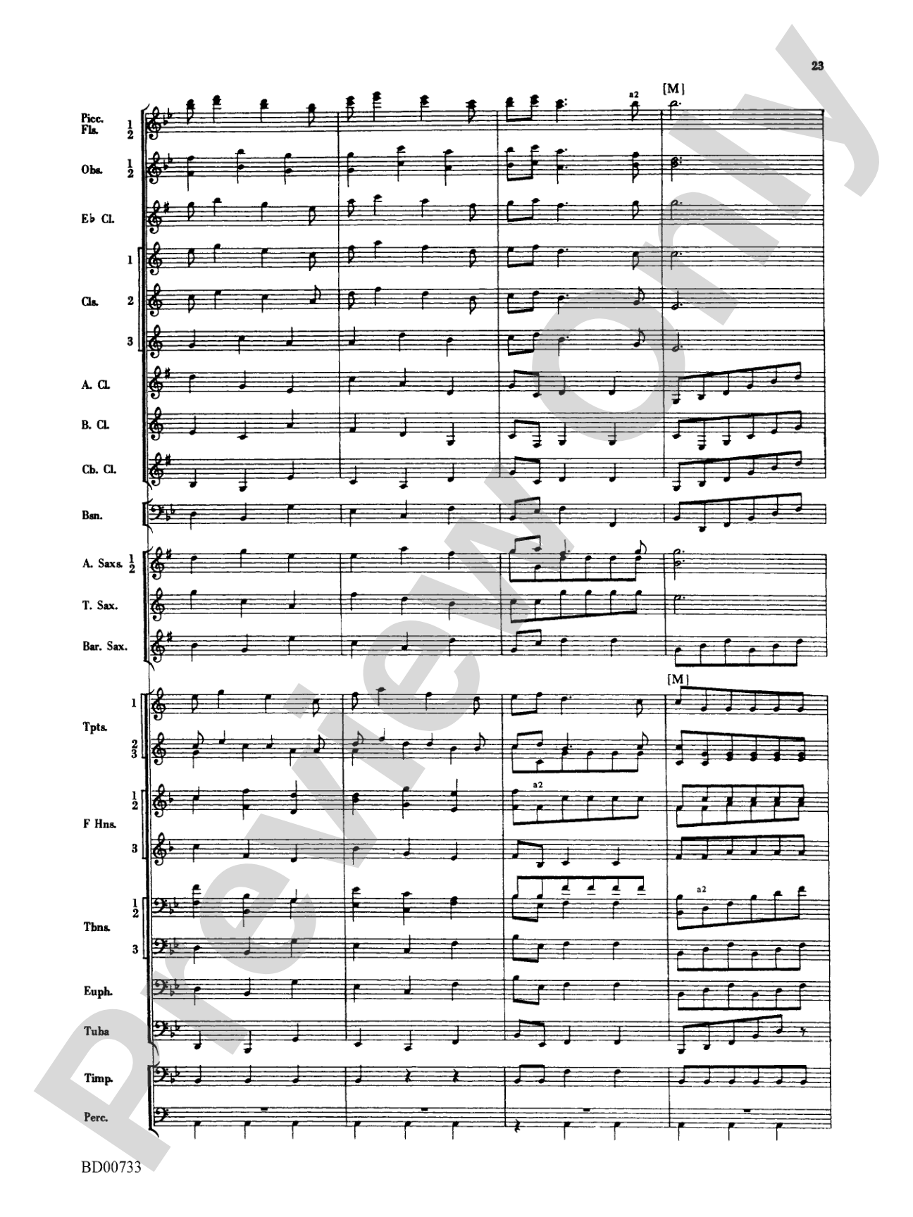 Water Music Suite: Concert Band Conductor Score & Parts