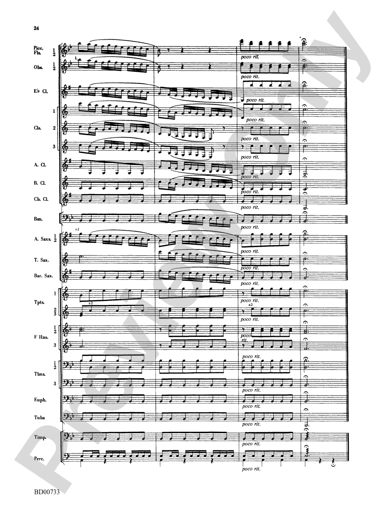 Water Music Suite: Concert Band Conductor Score & Parts