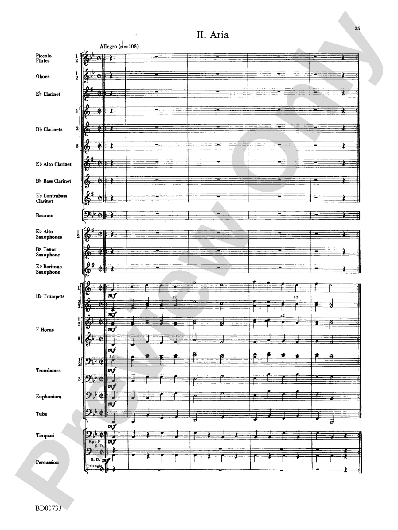 Water Music Suite: Concert Band Conductor Score & Parts
