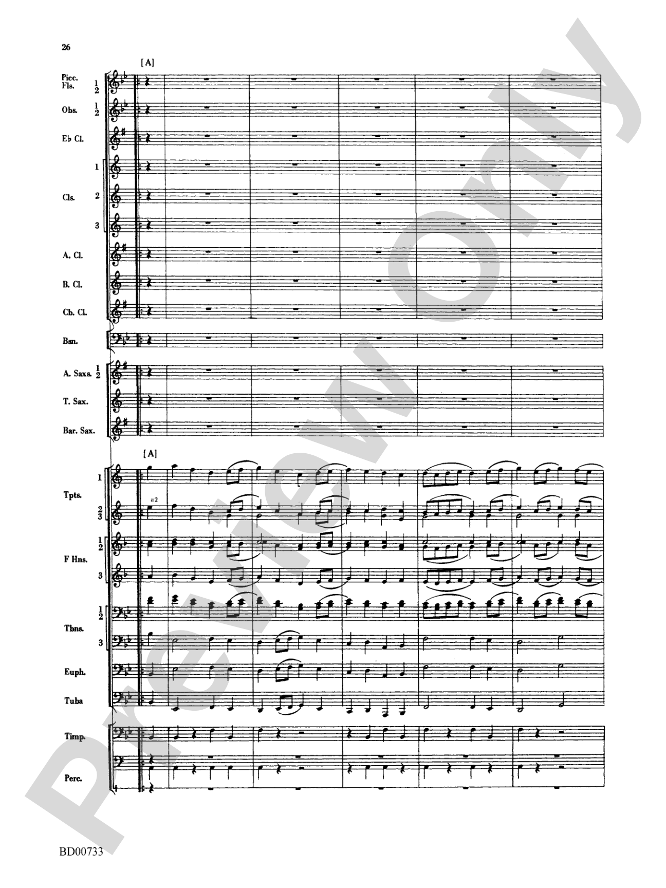 Water Music Suite: Concert Band Conductor Score & Parts